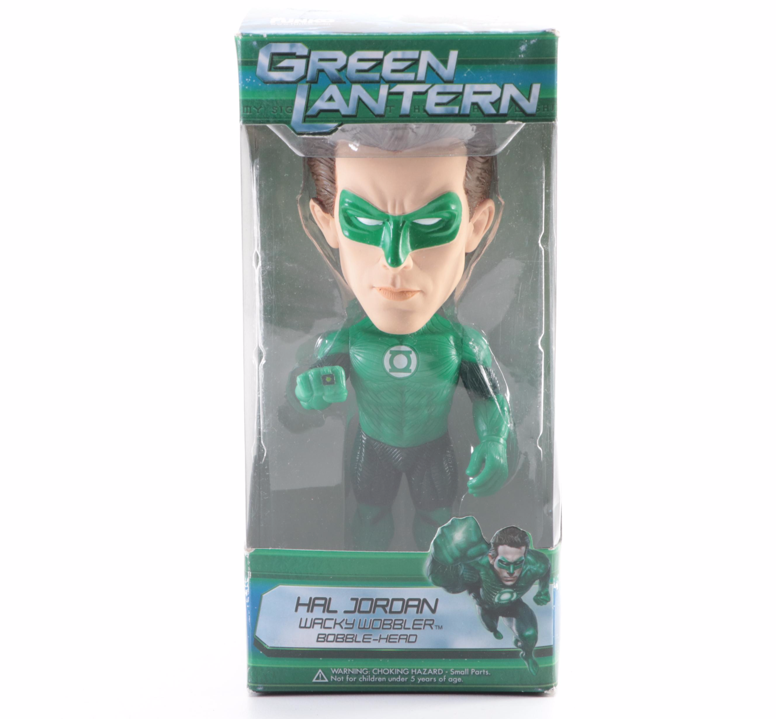 Mattel and Funko Green Man, Hannu and Other Green Lantern Action Figures