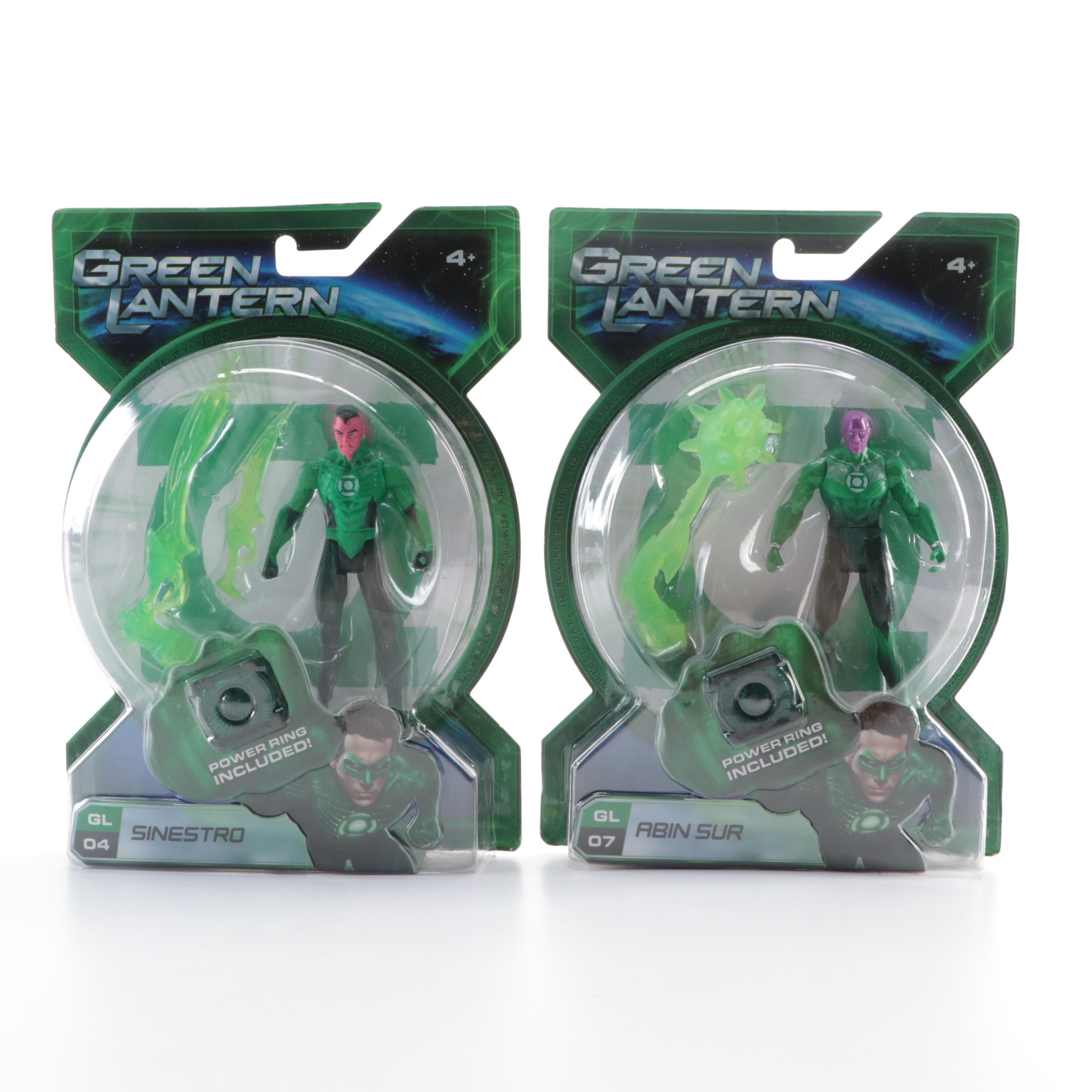 Mattel and Funko Green Man, Hannu and Other Green Lantern Action Figures
