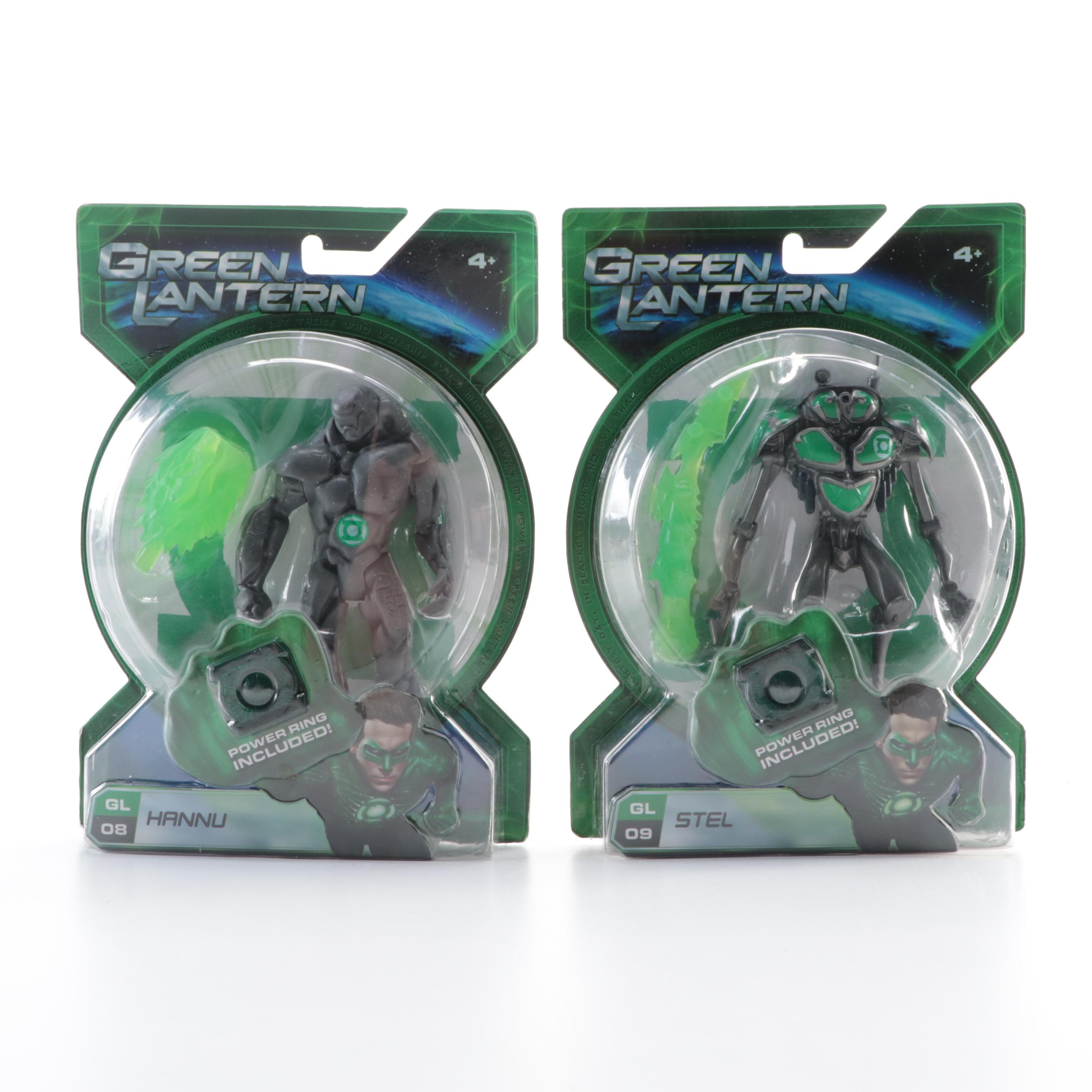 Mattel and Funko Green Man, Hannu and Other Green Lantern Action Figures