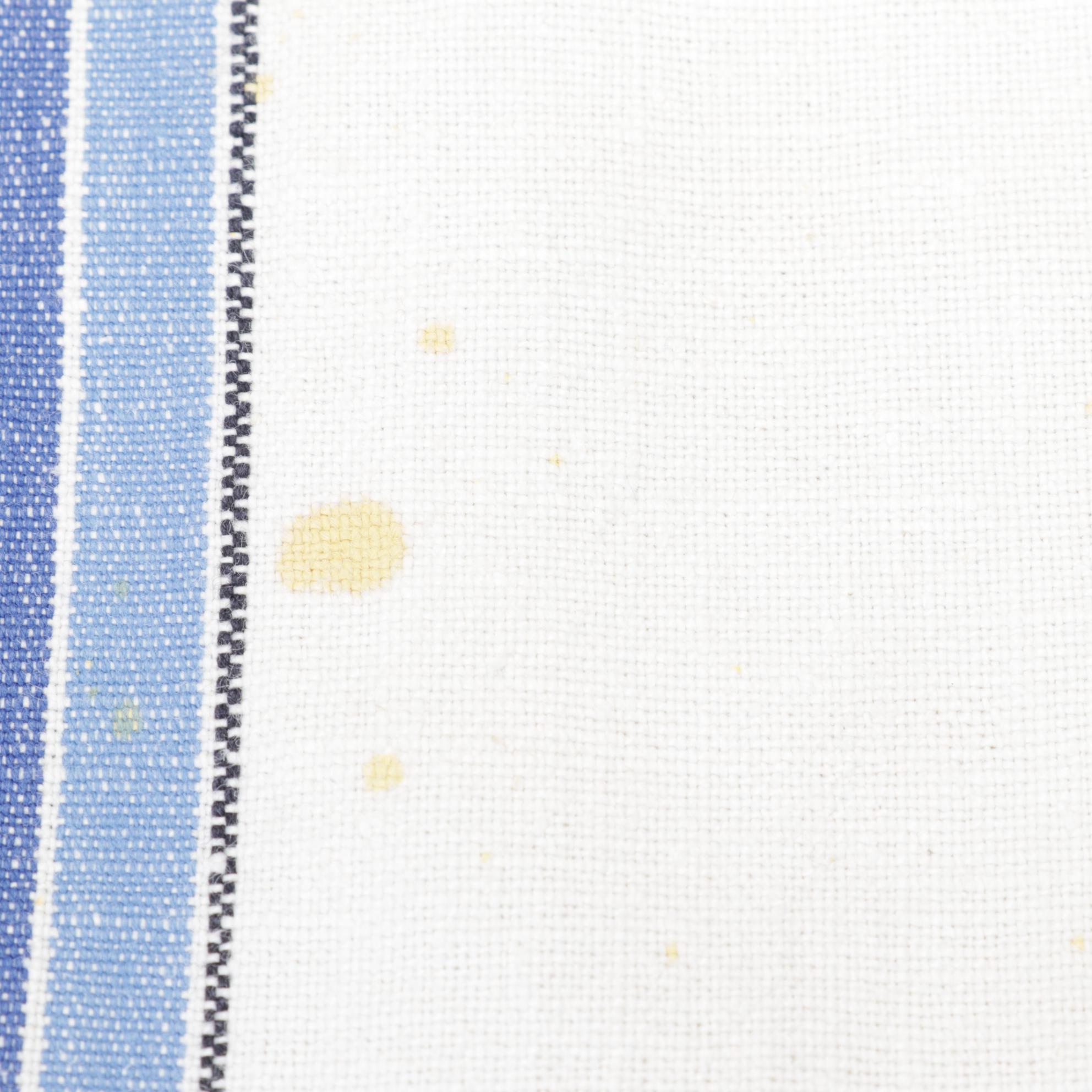 Pyrex "Primary Colors" Mixing Bowls with Needlepoint and Applique Towels