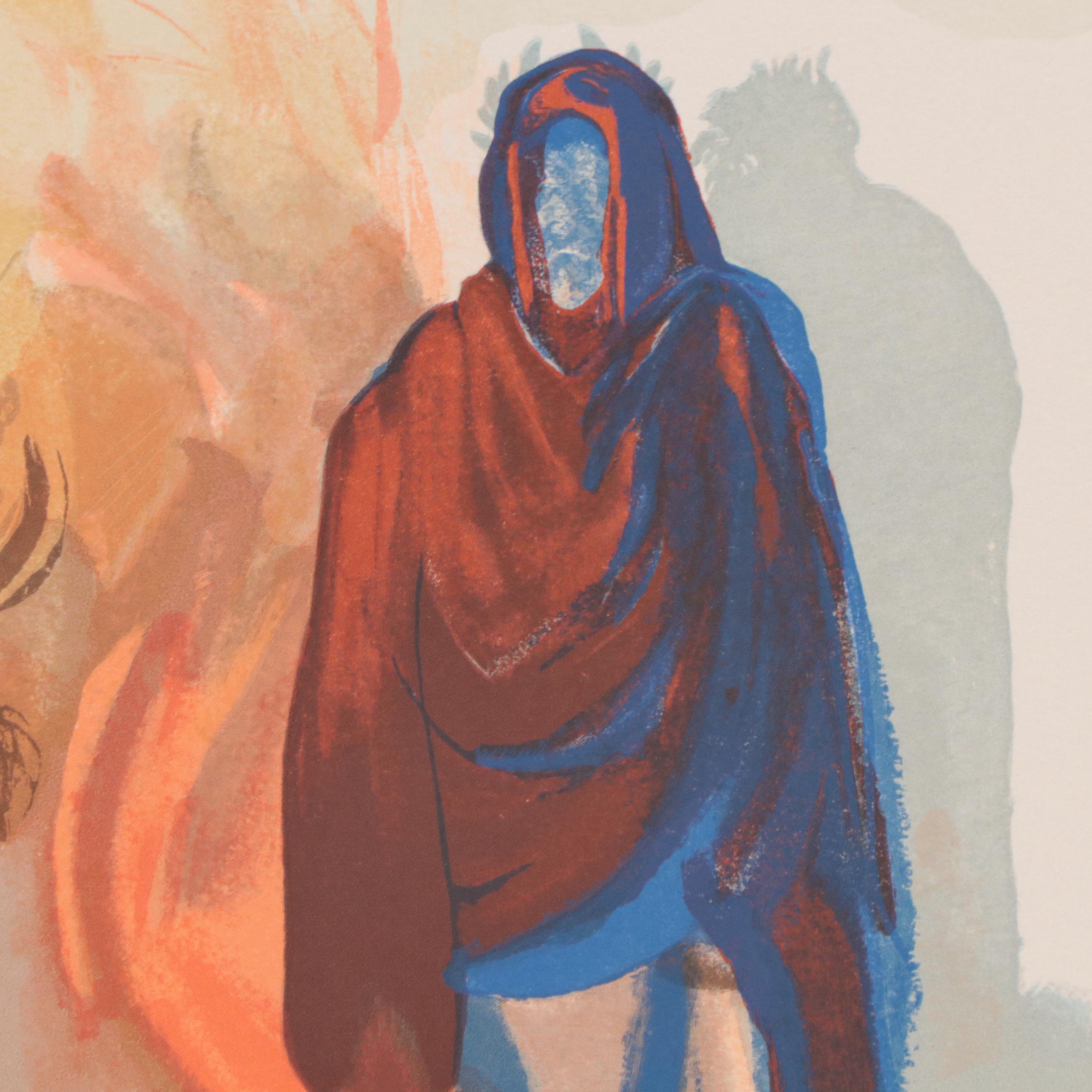 Salvador Dalí Wood Engraving "Appraition de Dité," 1960 - 1964