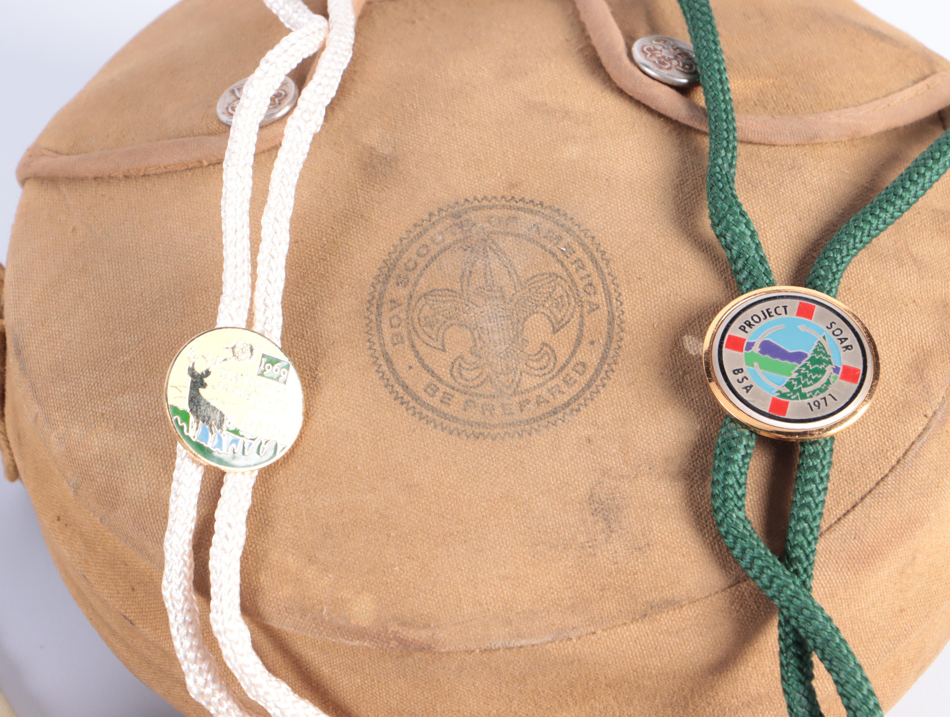 Boy Scouts and U. S. Military Patches, Pinback, Canteen and More
