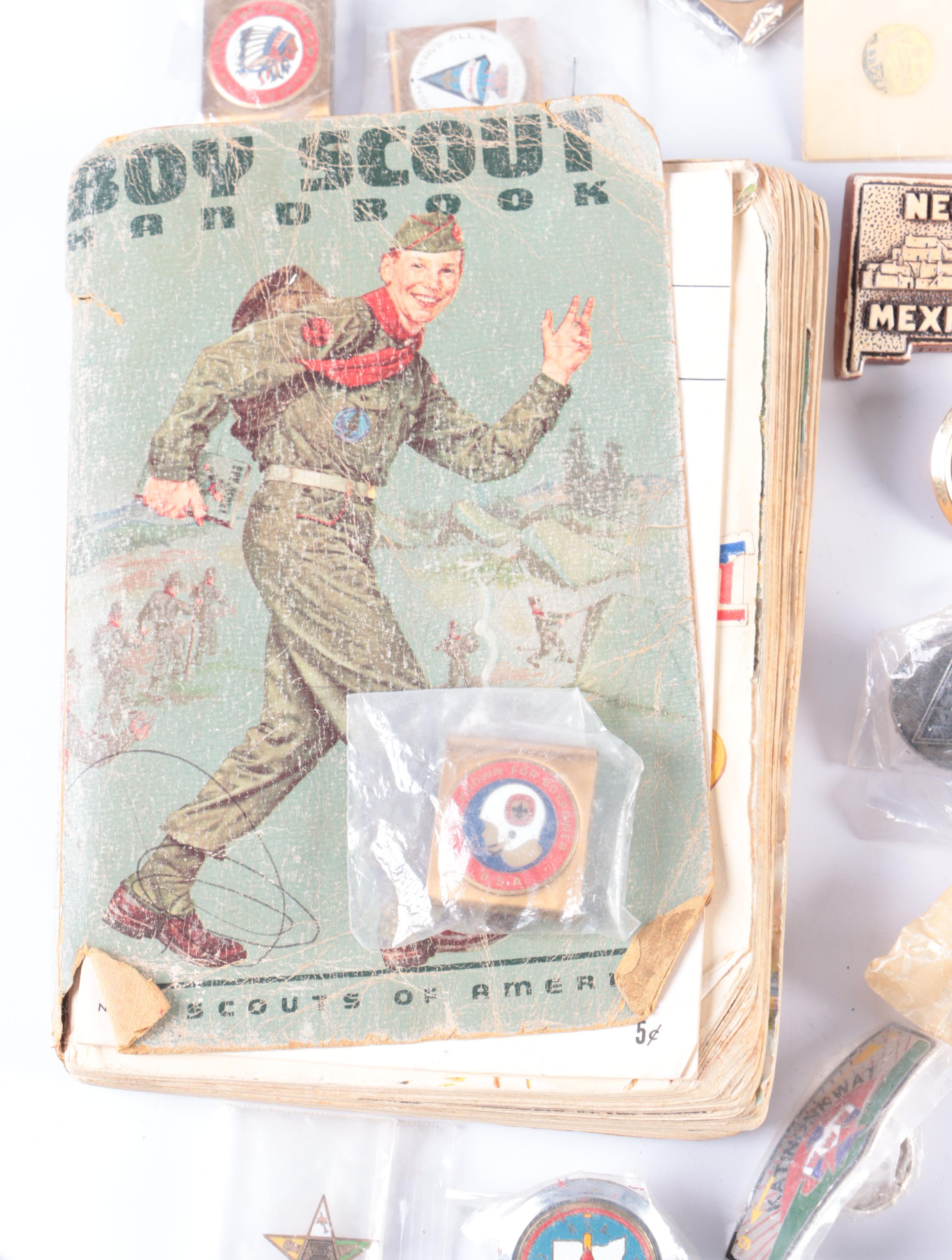 Boy Scouts and U. S. Military Patches, Pinback, Canteen and More