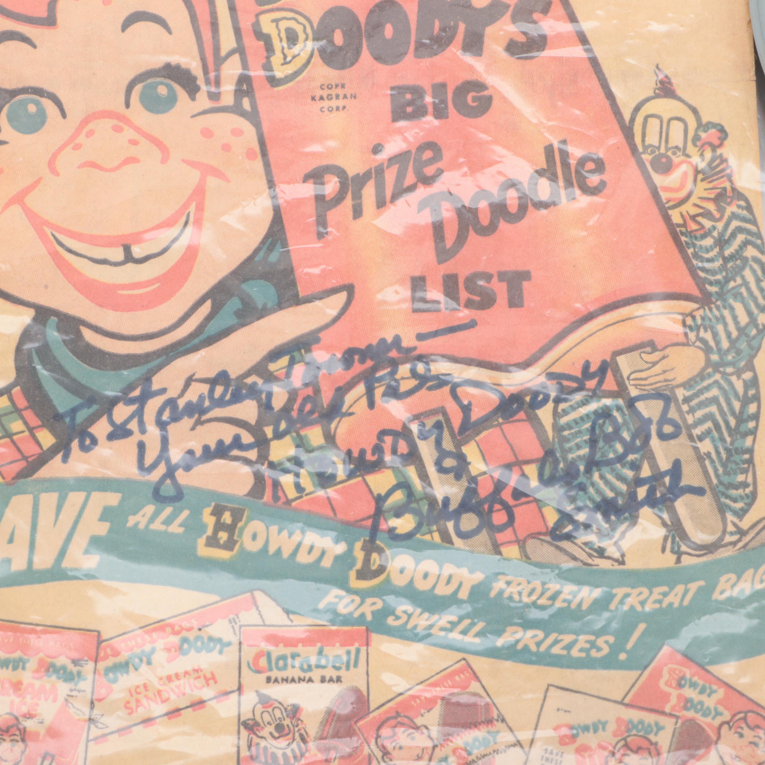 Howdy Doody Tableware with Other Collectibles, Mid-20th Century