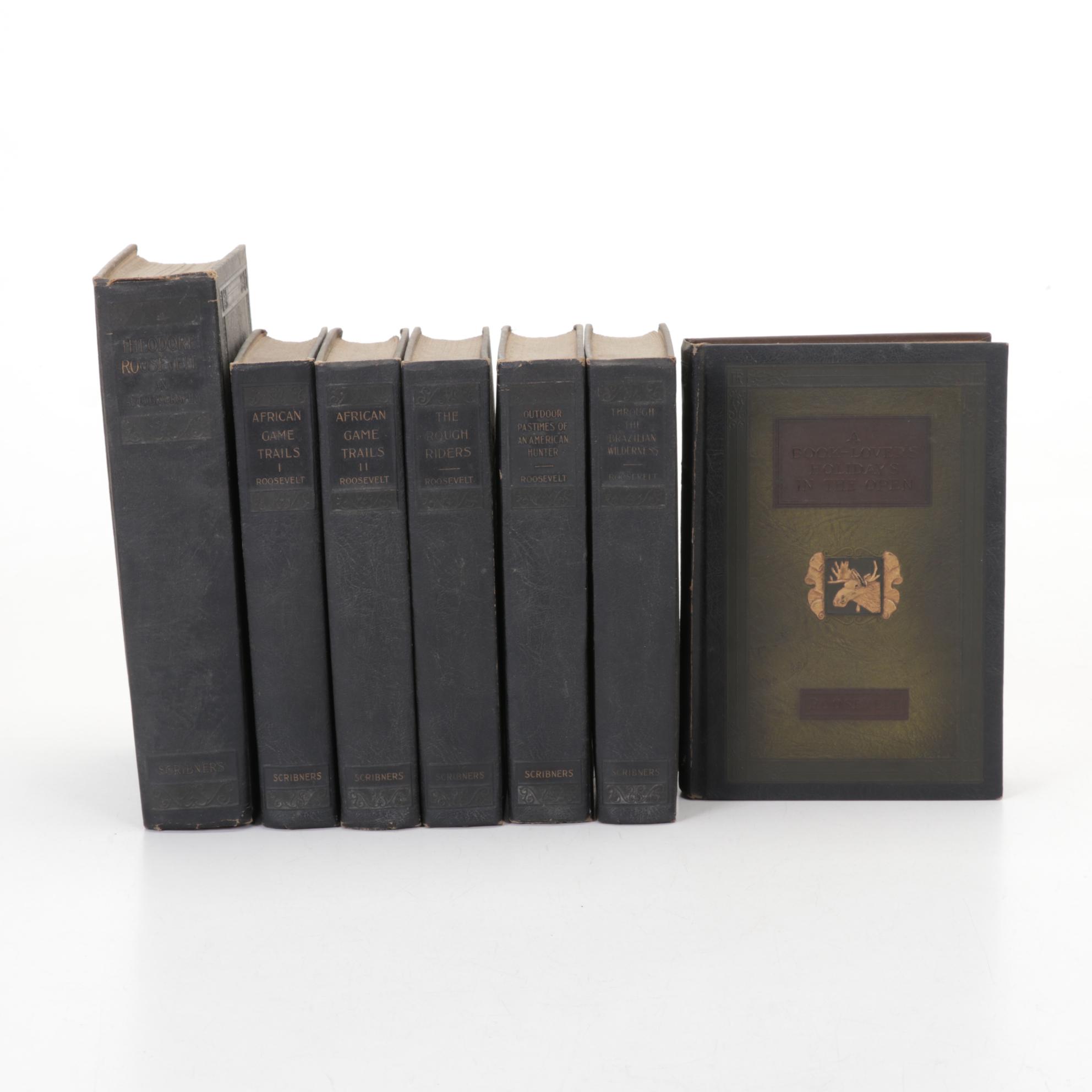 "An Autobiography," "African Game Trails," and More by Theodore Roosevelt, 1926