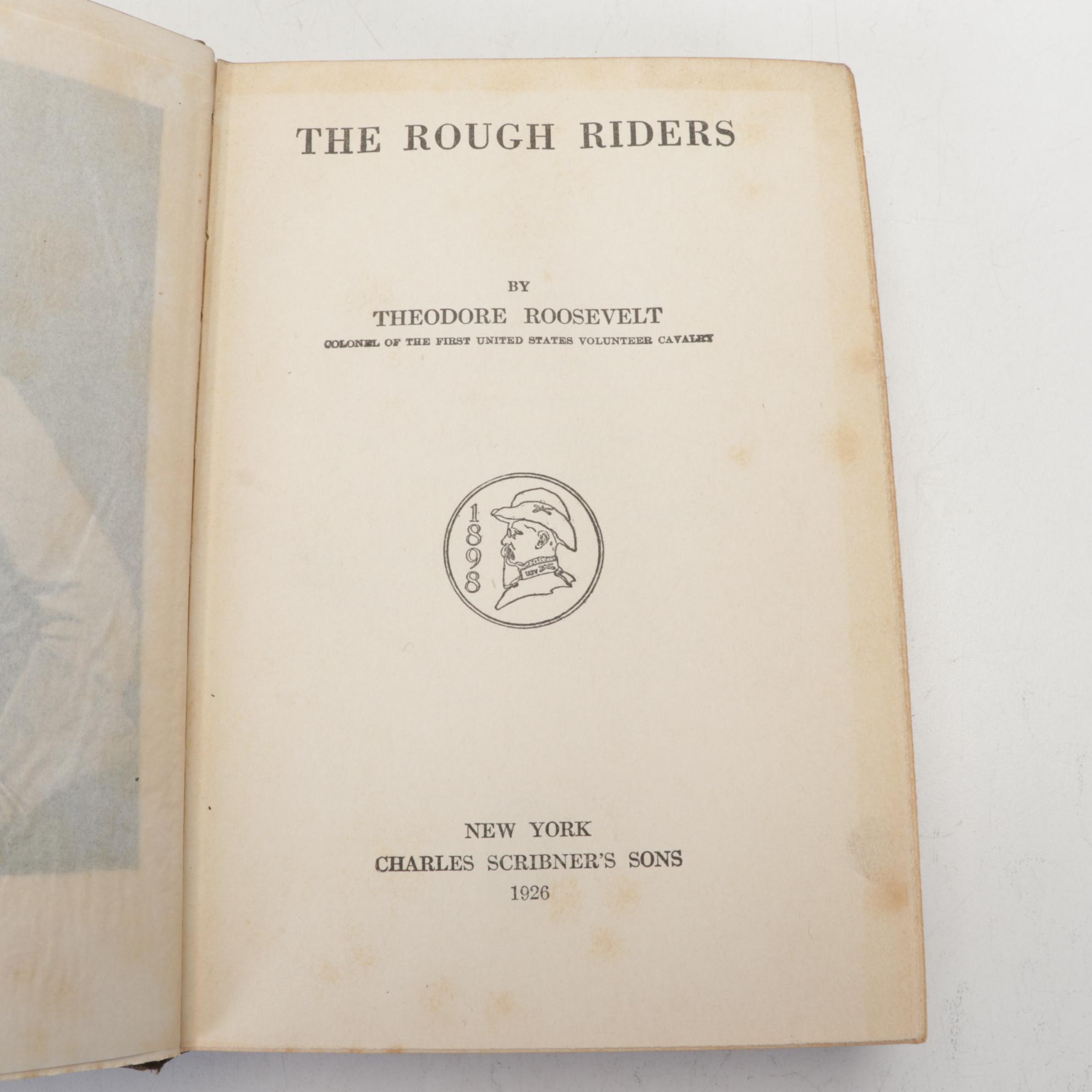"An Autobiography," "African Game Trails," and More by Theodore Roosevelt, 1926