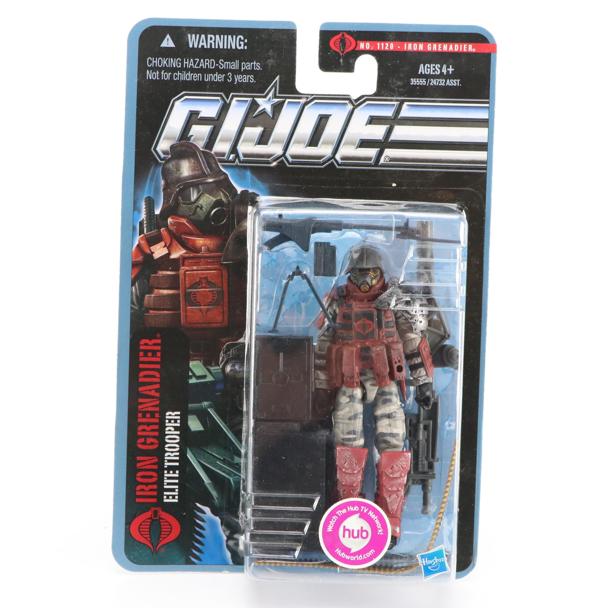 Hasbro Python Patrol Officer, Iron Grenadier, Zartan and Other G. I. Joe Figures