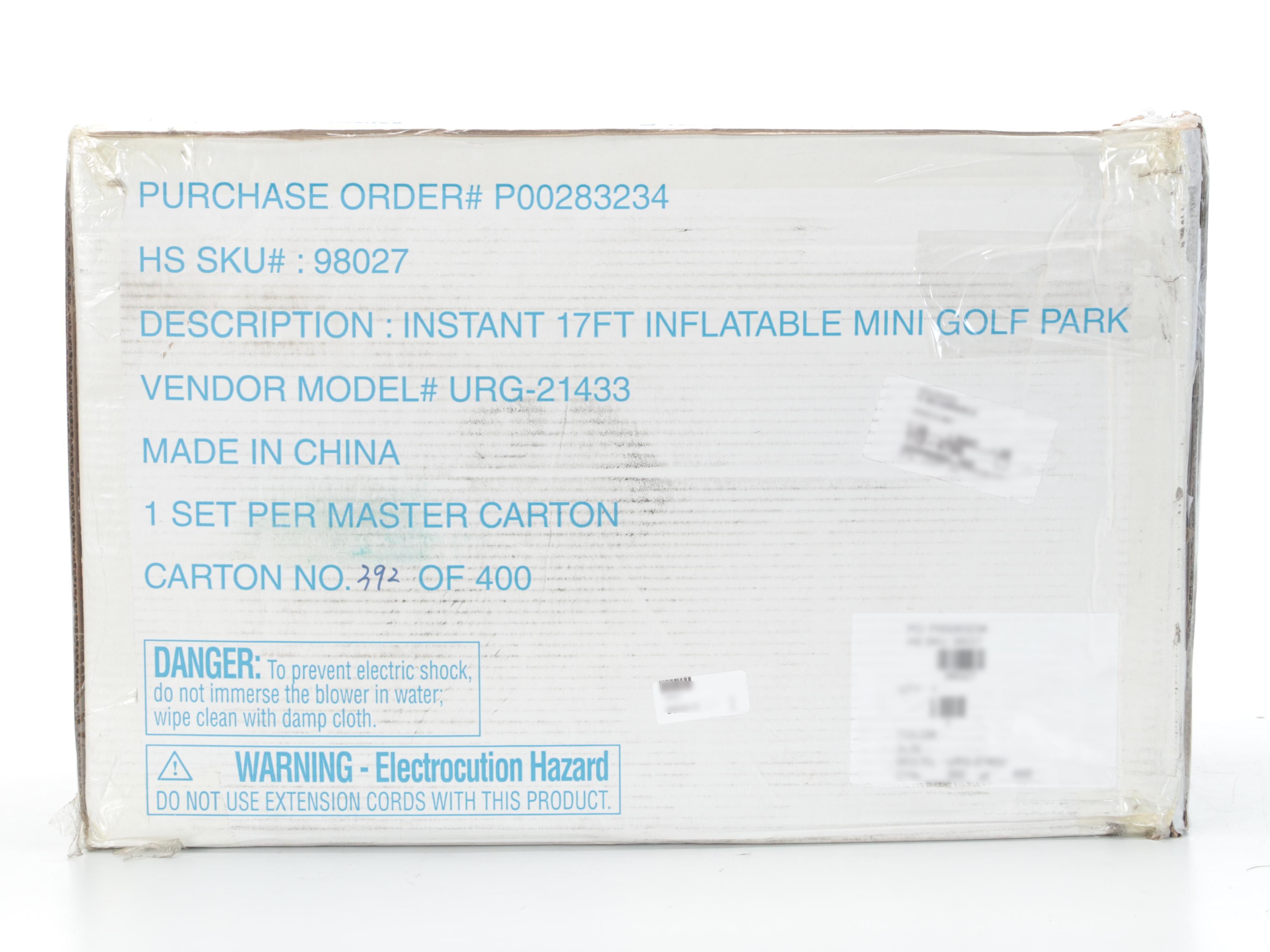 Banzai Mini Golf Adventure Park Inflatable Playset