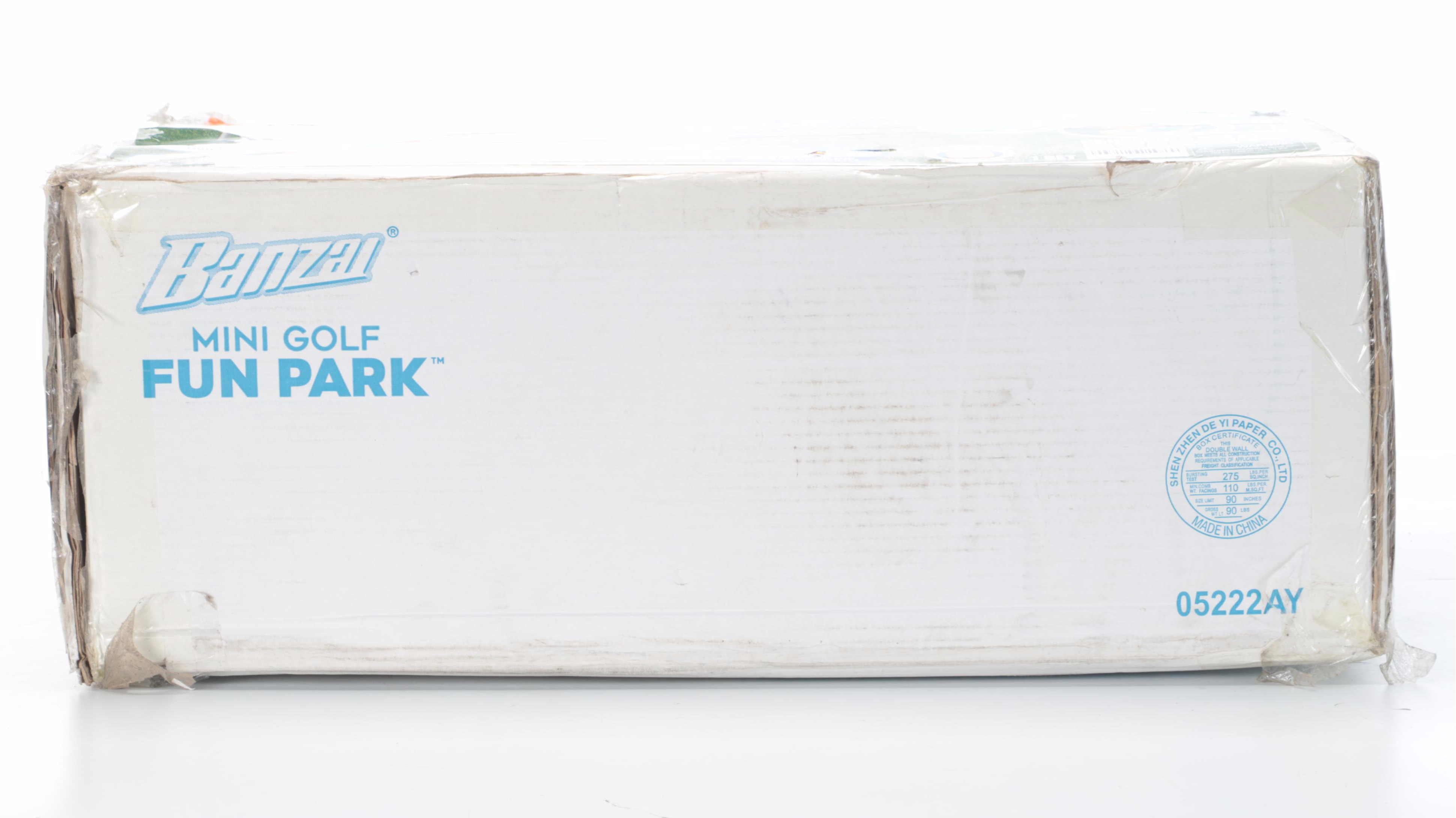 Banzai Mini Golf Adventure Park Inflatable Playset