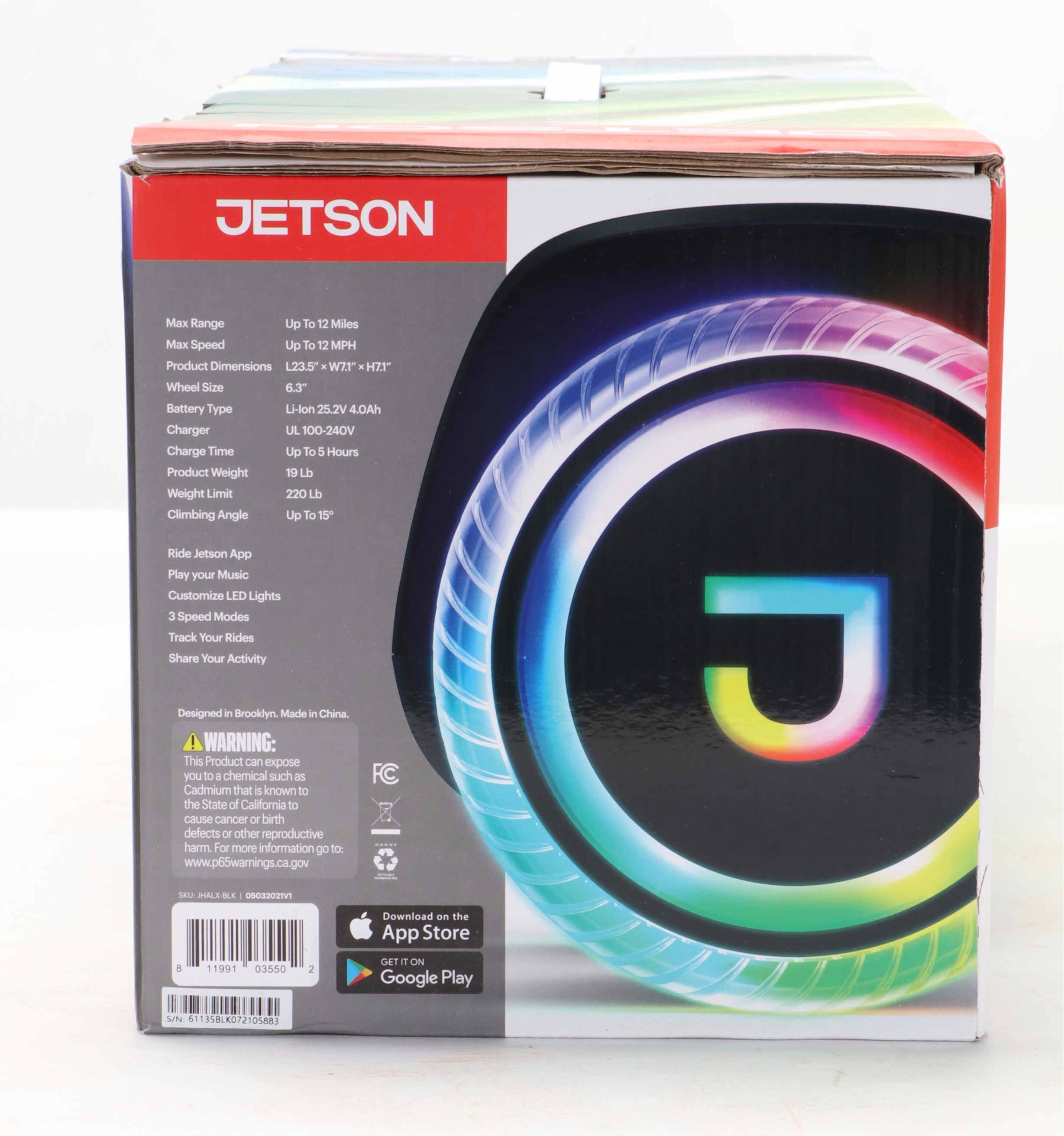 Jetson Musical Light Show Hoverboard