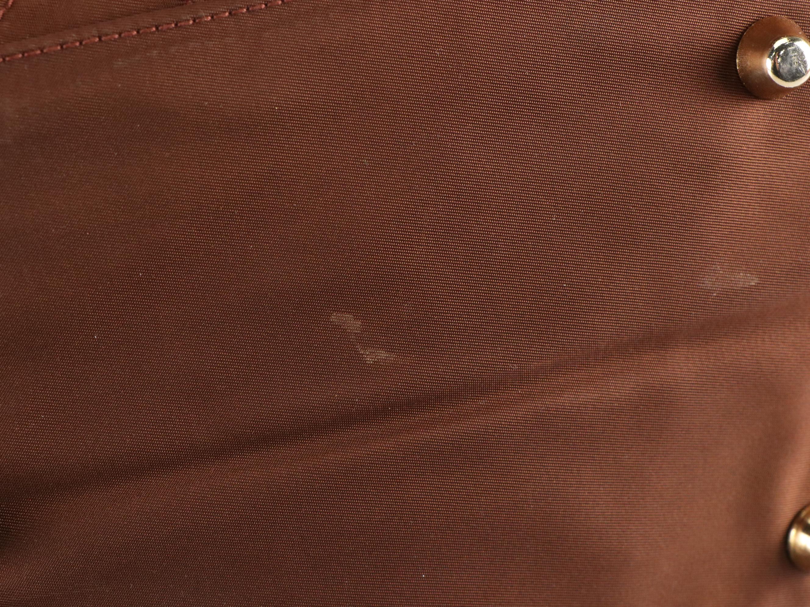 Prada Shoulder Bag in Brown Quilted Tessuto Nylon