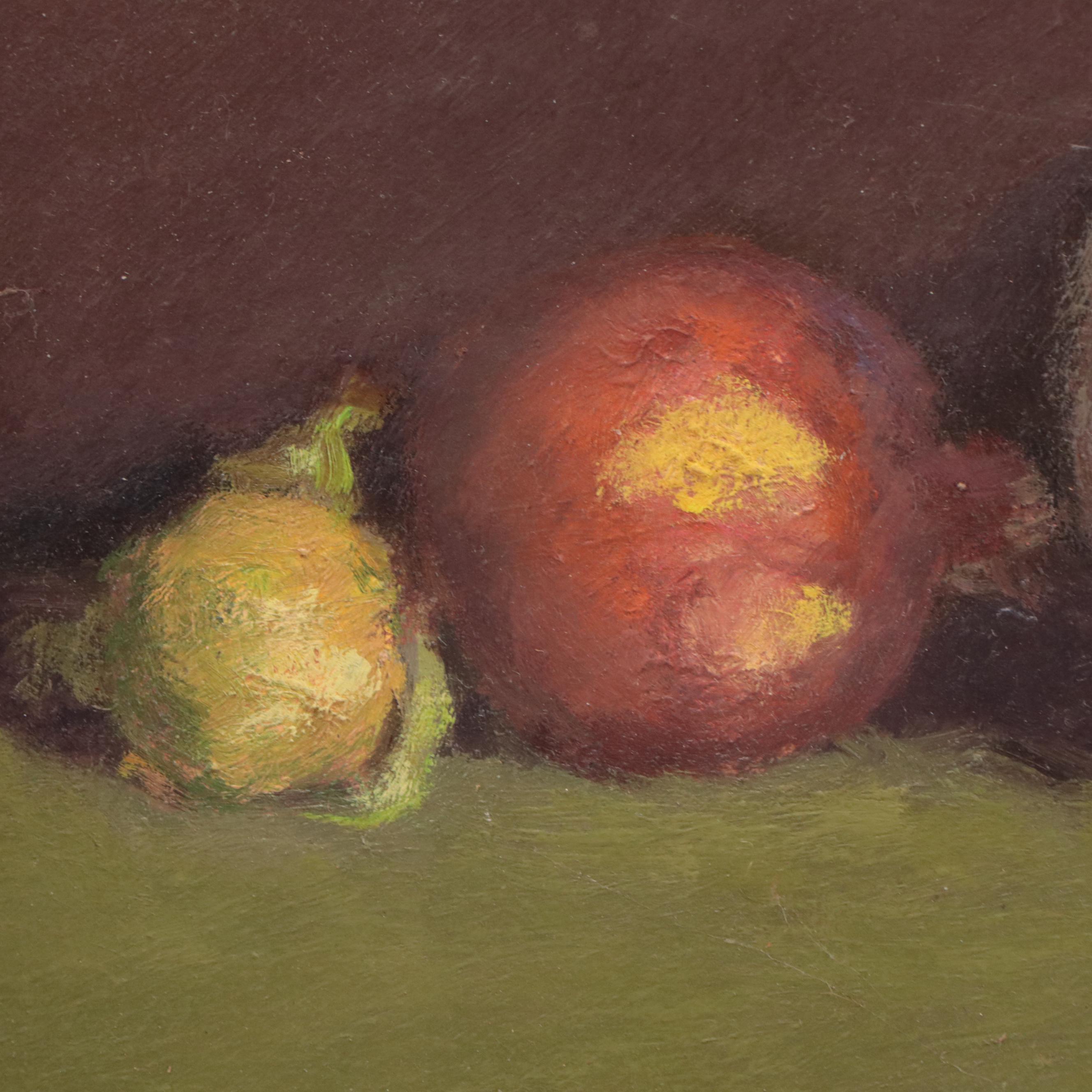 R. Cheatwood Still Life Oil Painting "Pomegranits"