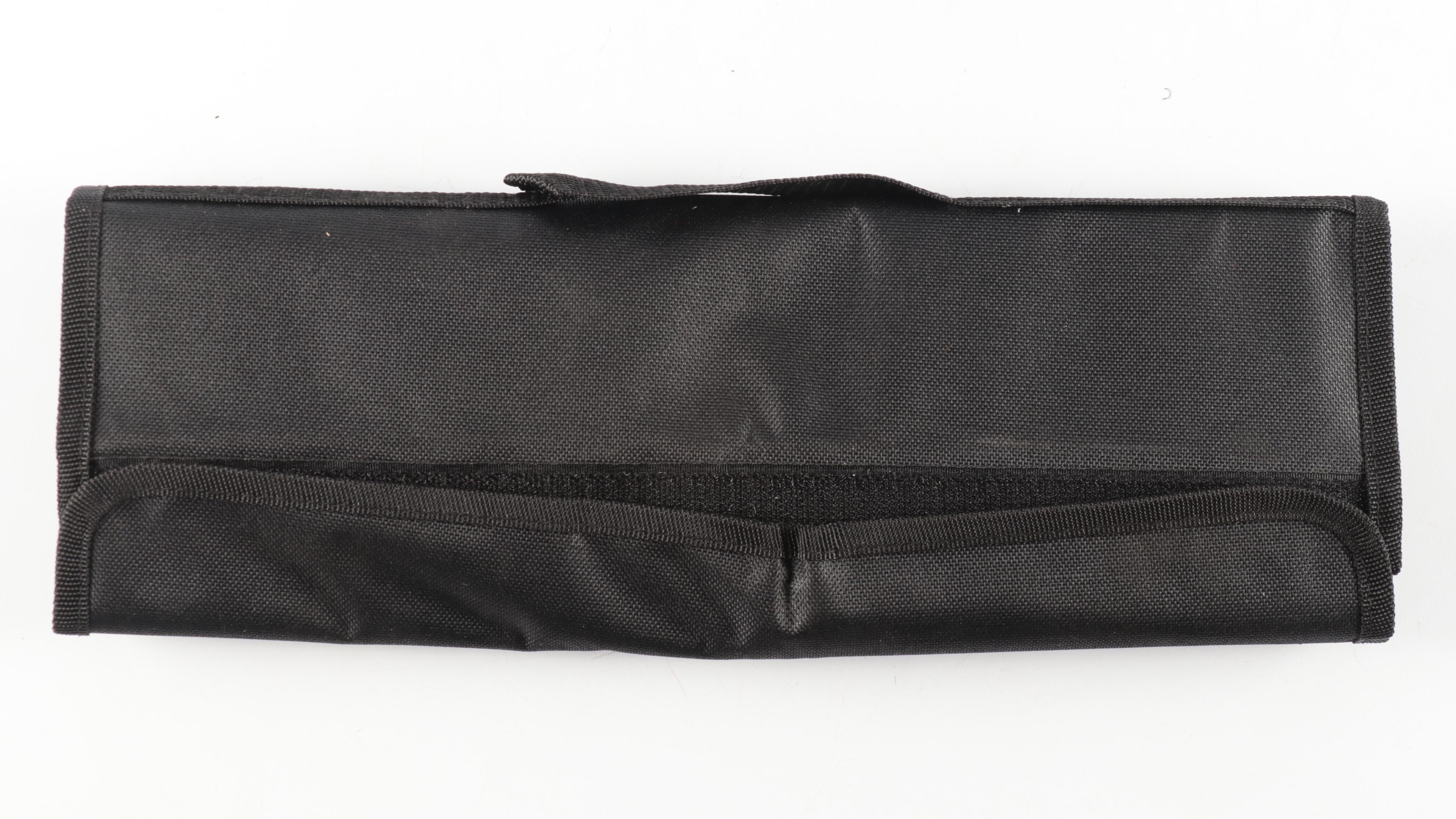 Yang Jiang Cheetah Print Carving Knife Set with Knife Roll