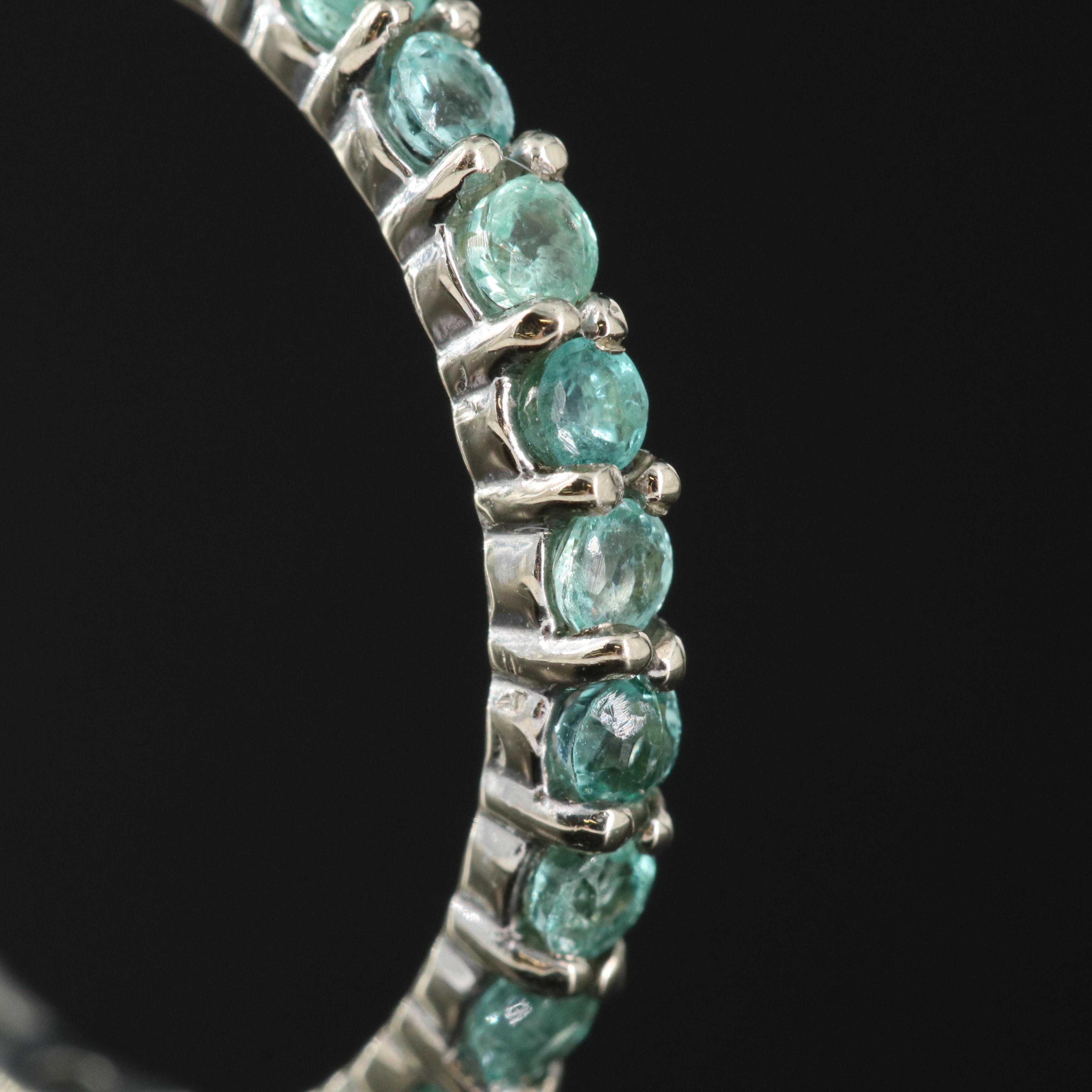 10K Emerald Eternity Band
