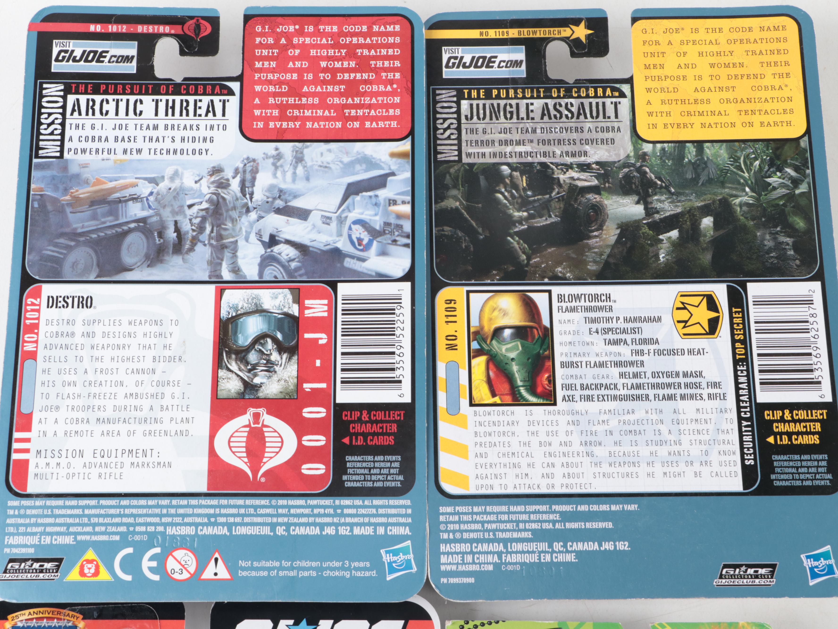 Hasbro GI. Joe Anniversary and The Rise of Cobra Action Figures