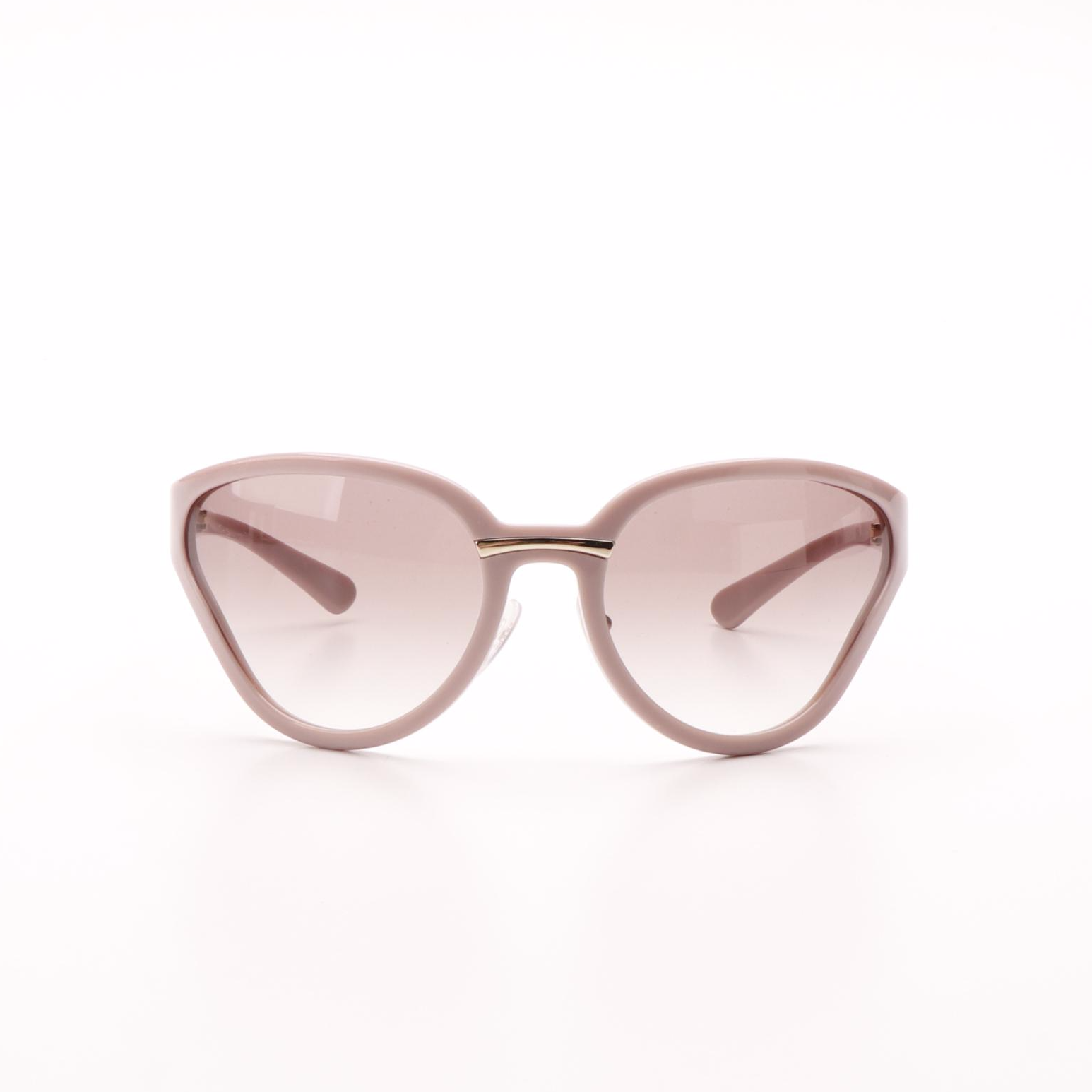 Prada PR22VS Butterfly Pink and Translucent Brown Gradient Sunglasses With Case