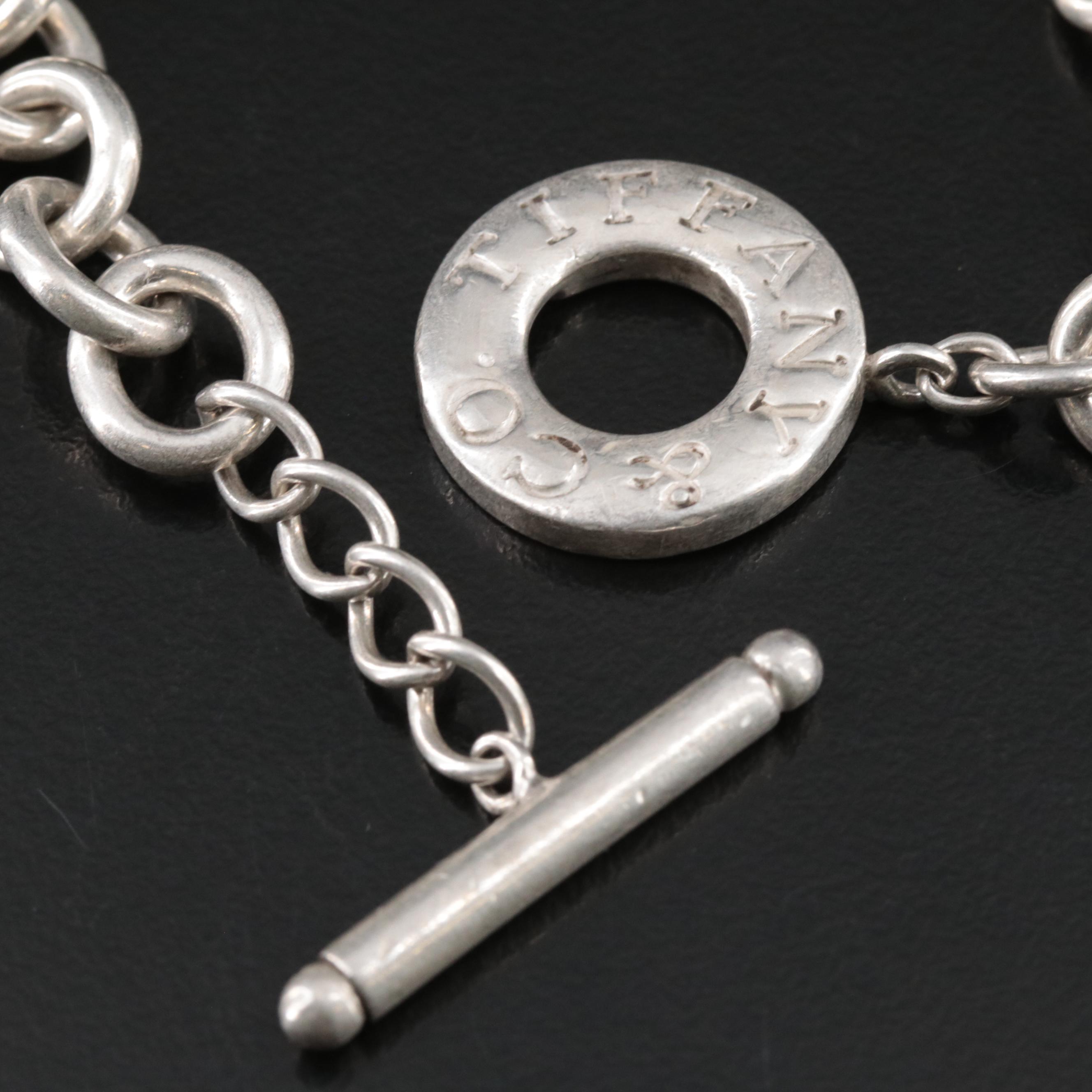 Tiffany & Co. Sterling Heart Tag Toggle Necklace