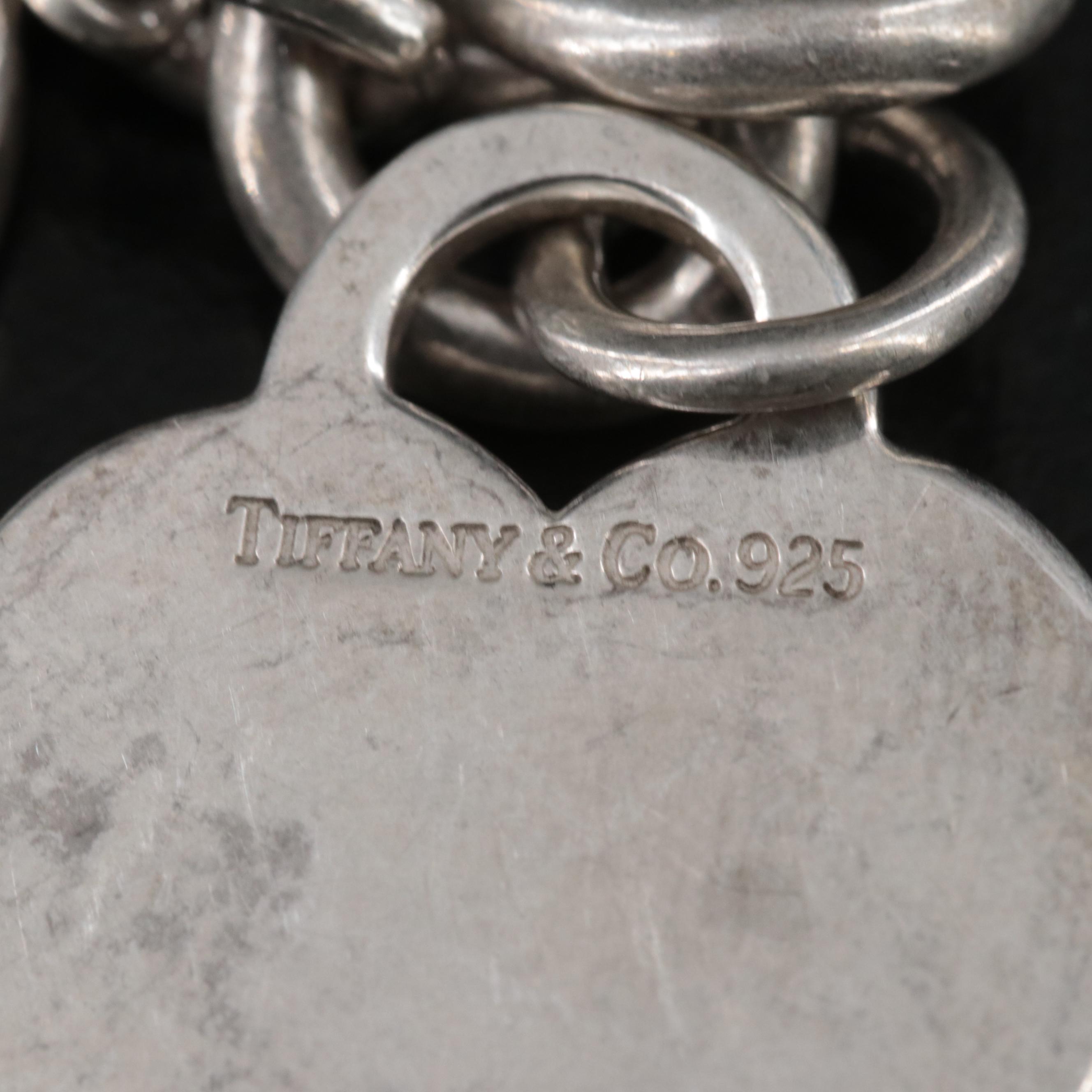 Tiffany & Co. Sterling Heart Tag Toggle Necklace