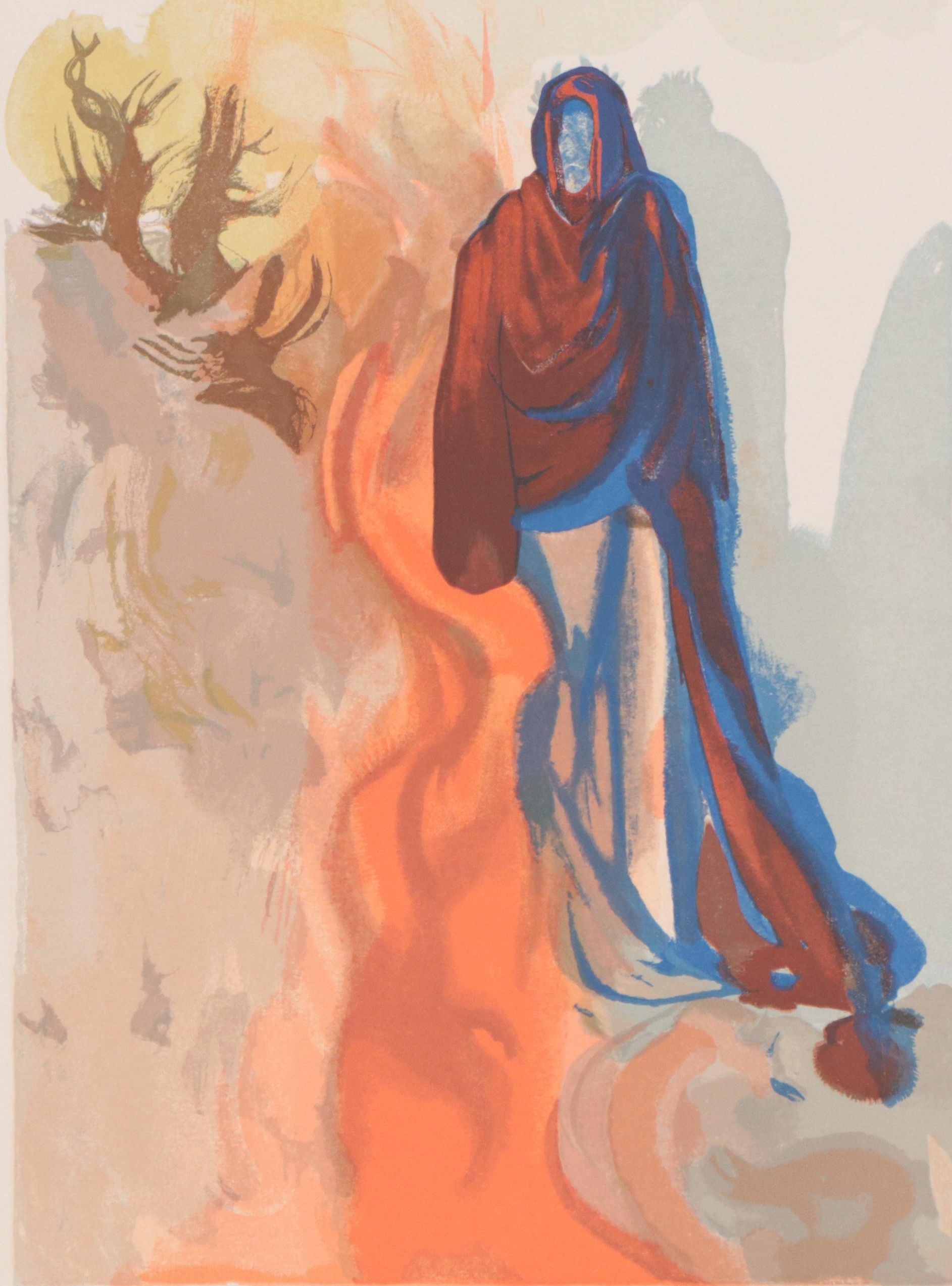 Salvador Dalí Wood Engraving "Appraition de Dité," 1960 - 1964