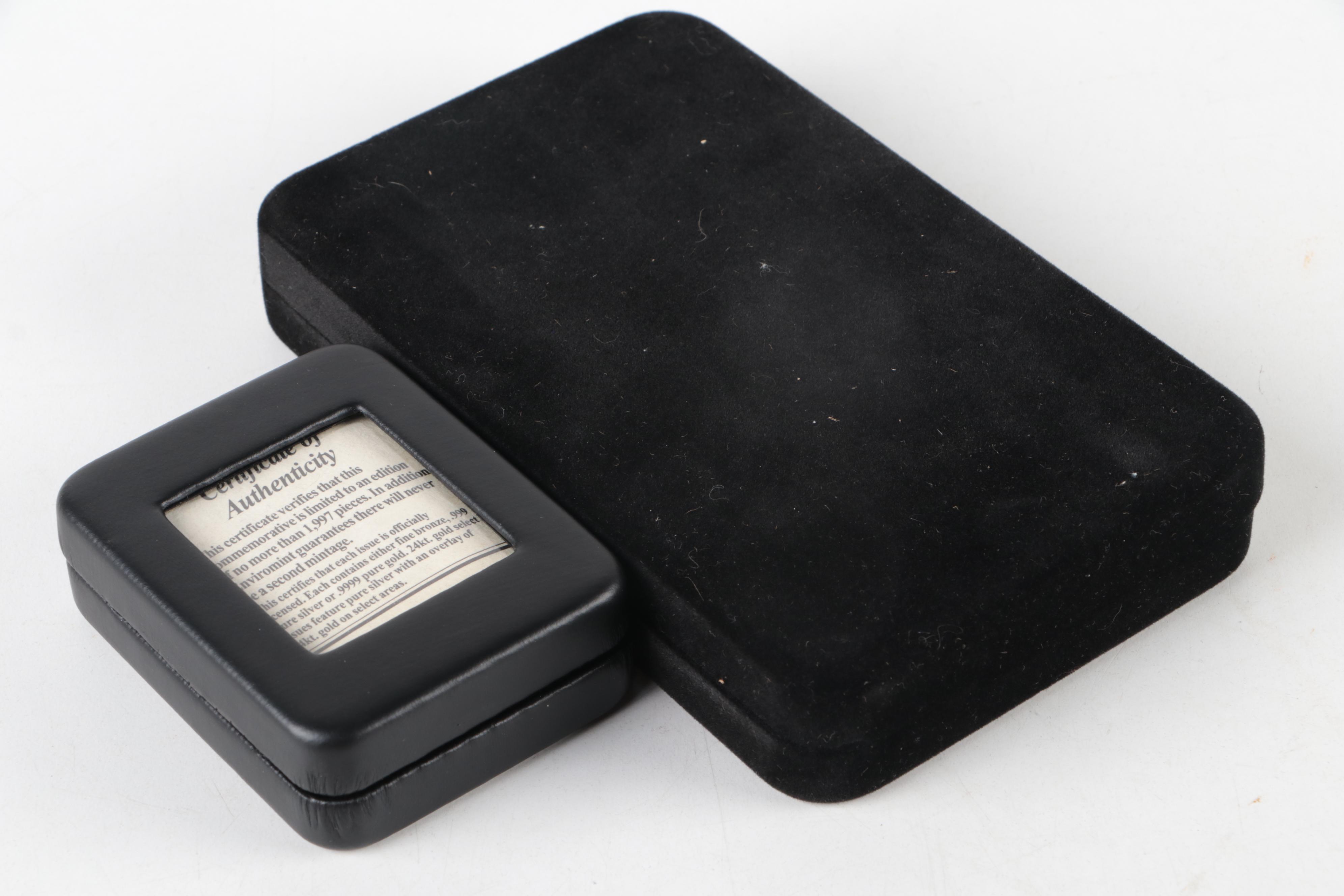 Mario Lemieux Limited Edition Coins, Card and Figurine with More