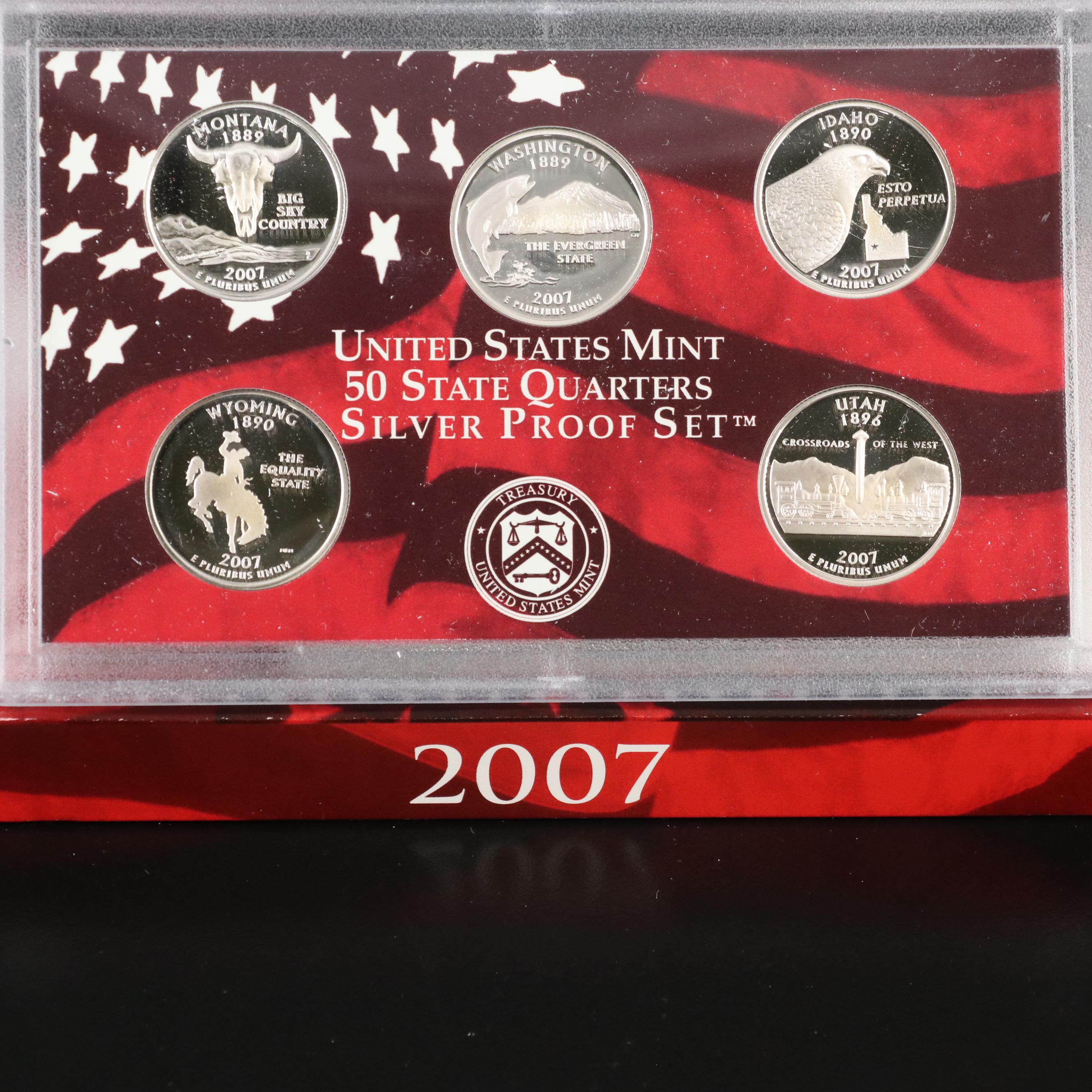 Group of Three Modern U.S. Silver Proof Sets