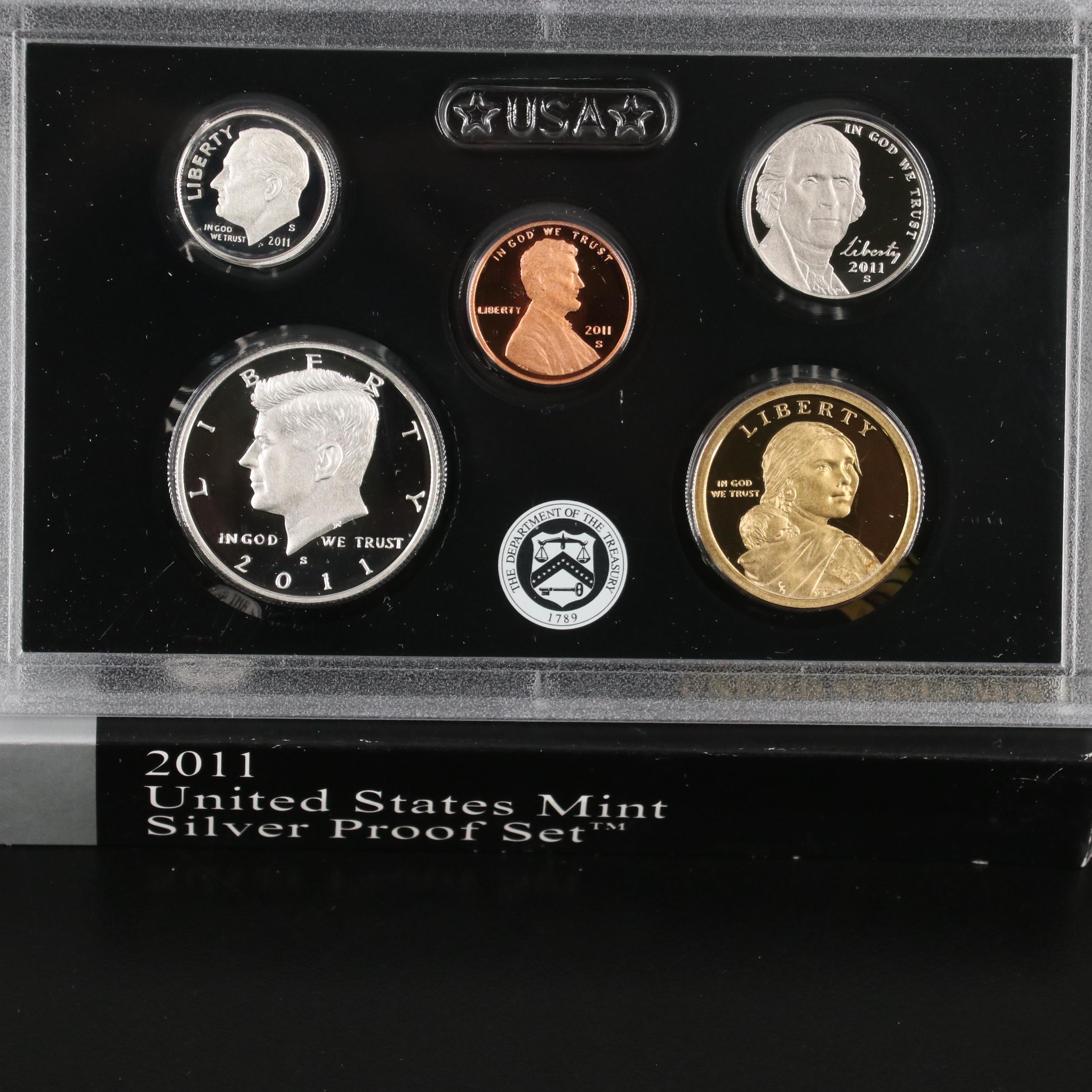 Group of Three Modern U.S. Silver Proof Sets