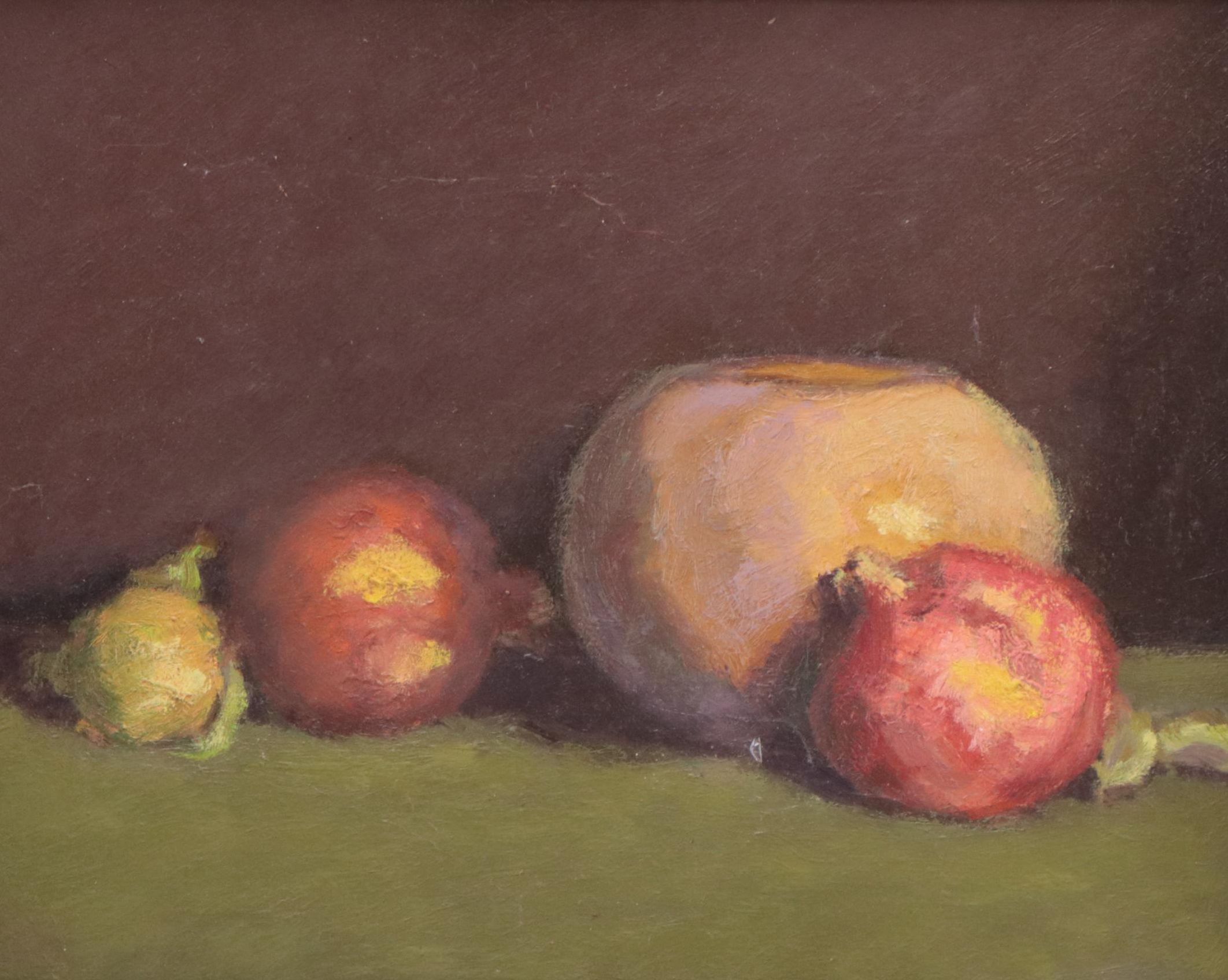 R. Cheatwood Still Life Oil Painting "Pomegranits"