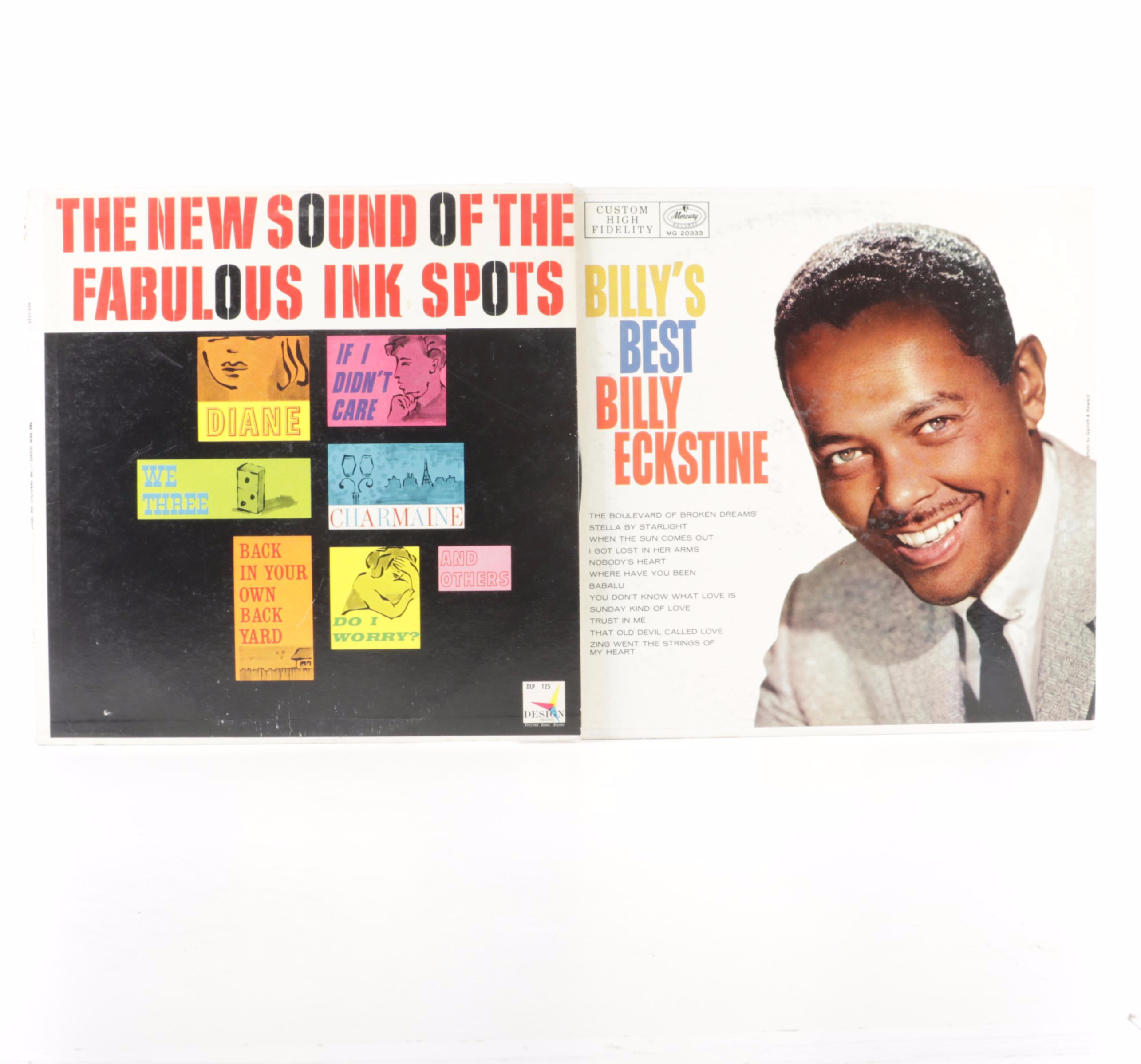 Jackie Gleason,  Billy Eckstine, Roger Williams, and Other Vinyl Record Albums