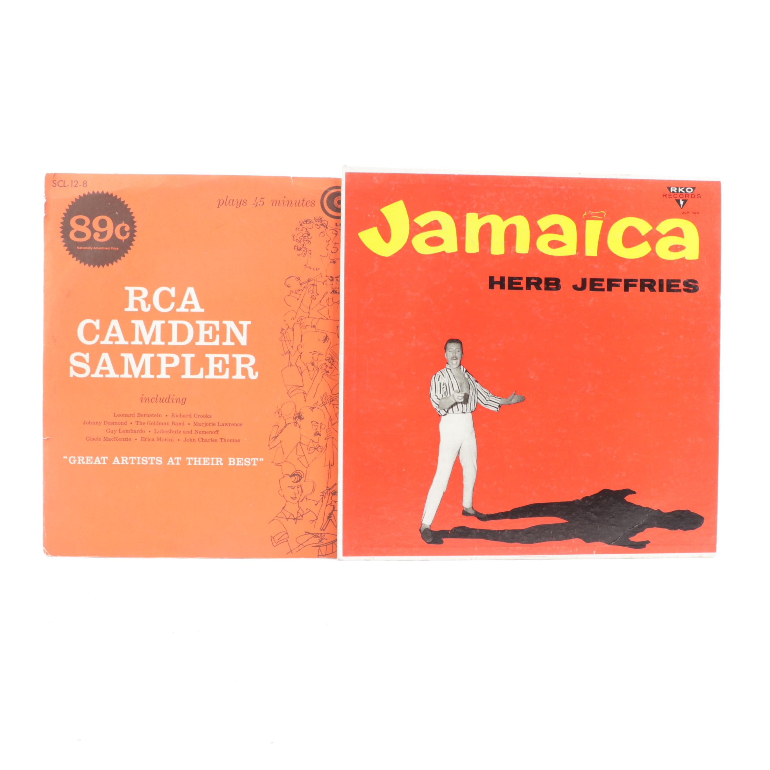 Jackie Gleason,  Billy Eckstine, Roger Williams, and Other Vinyl Record Albums