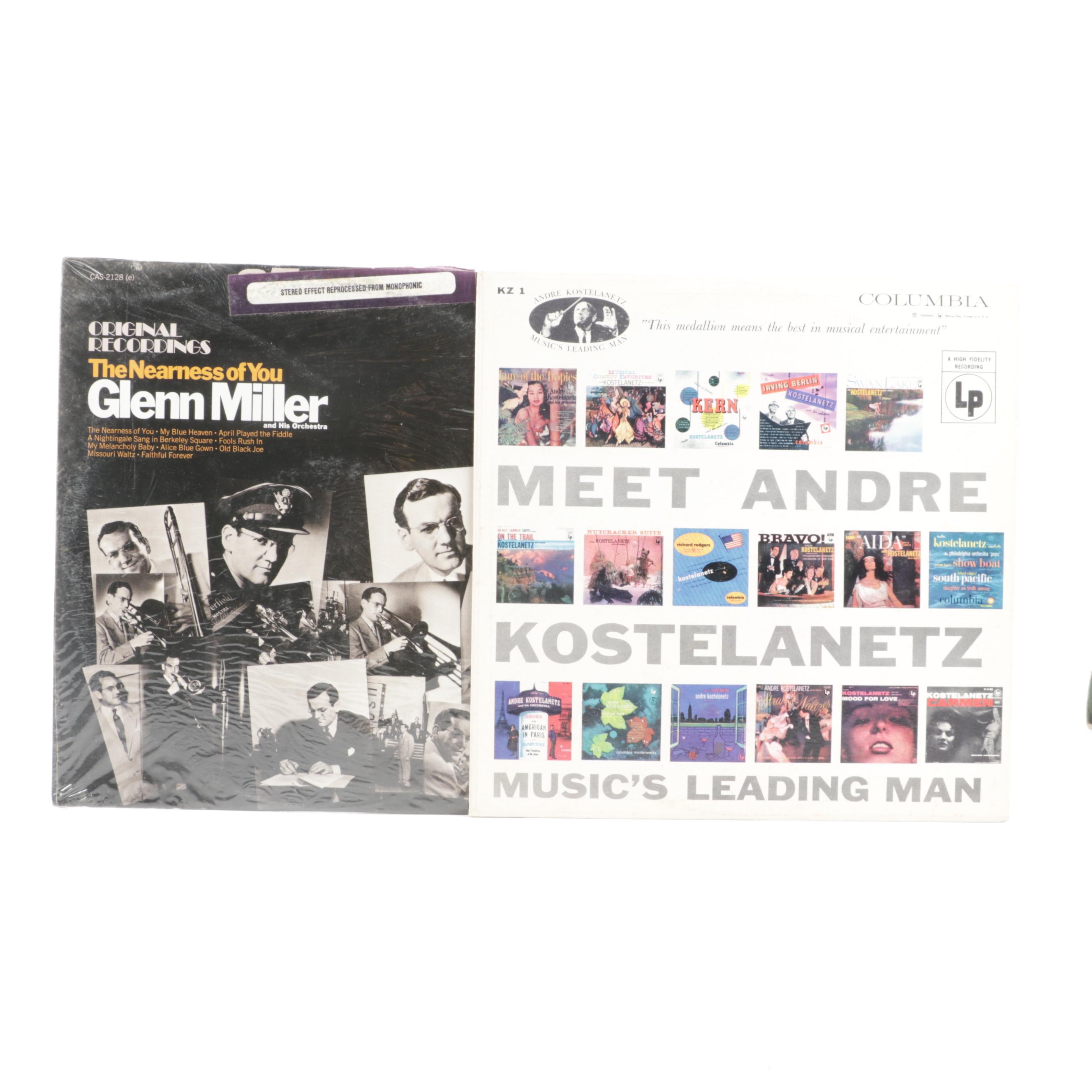 Jackie Gleason,  Billy Eckstine, Roger Williams, and Other Vinyl Record Albums