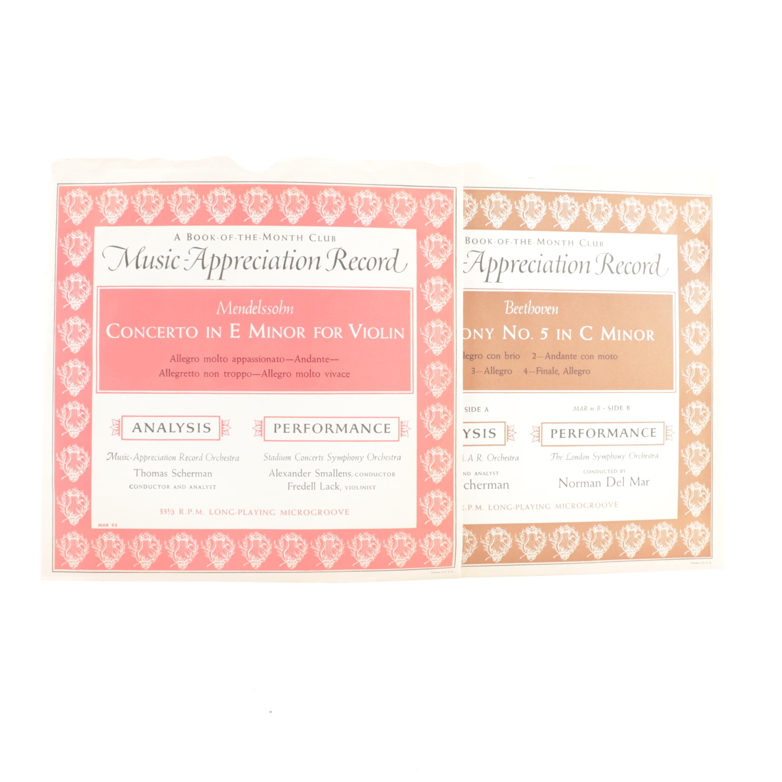 Jackie Gleason,  Billy Eckstine, Roger Williams, and Other Vinyl Record Albums