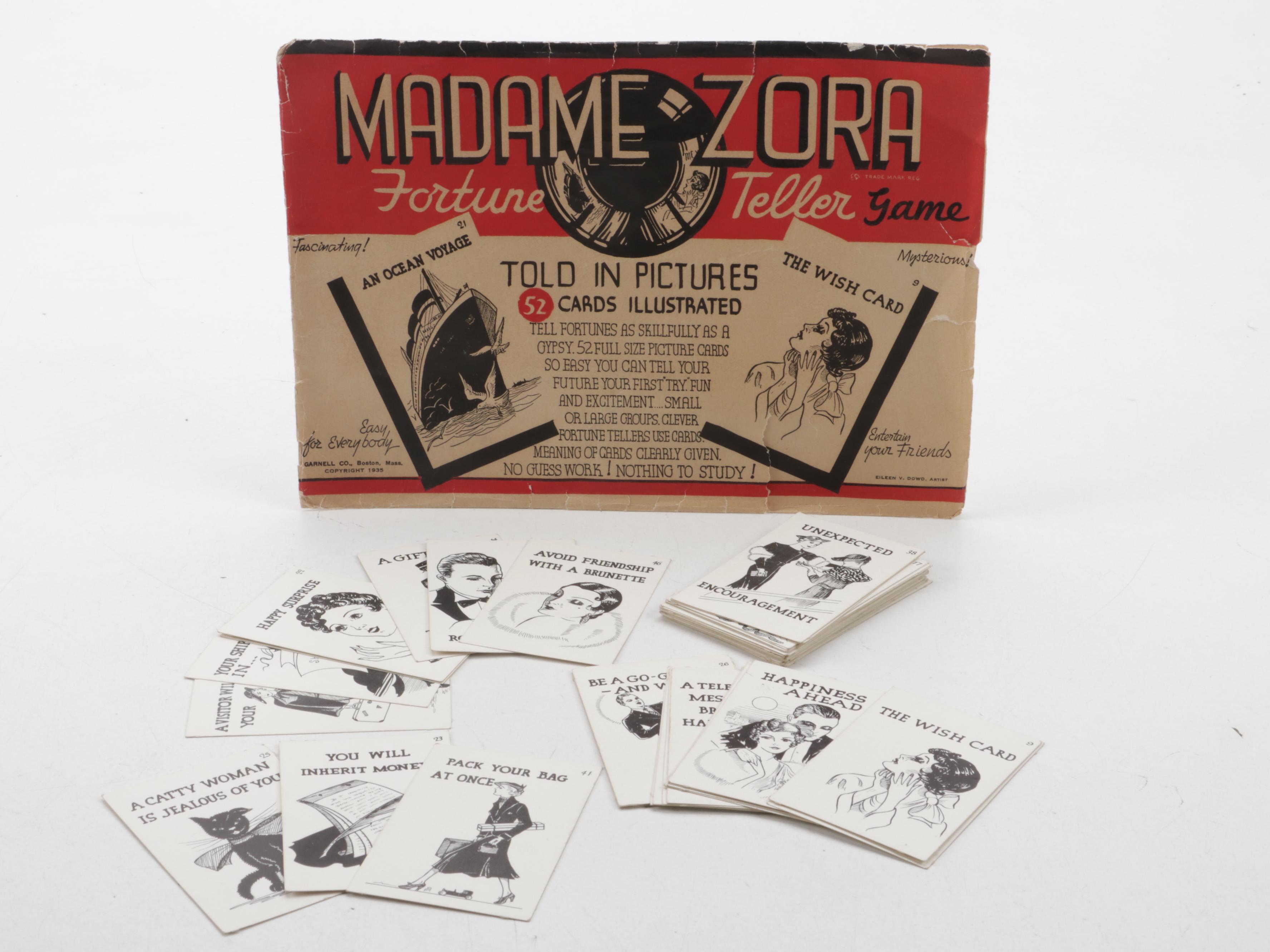 Mister B Ind. "Mystic Eye" Lie Detector Game and Other Fortune and Story Cards