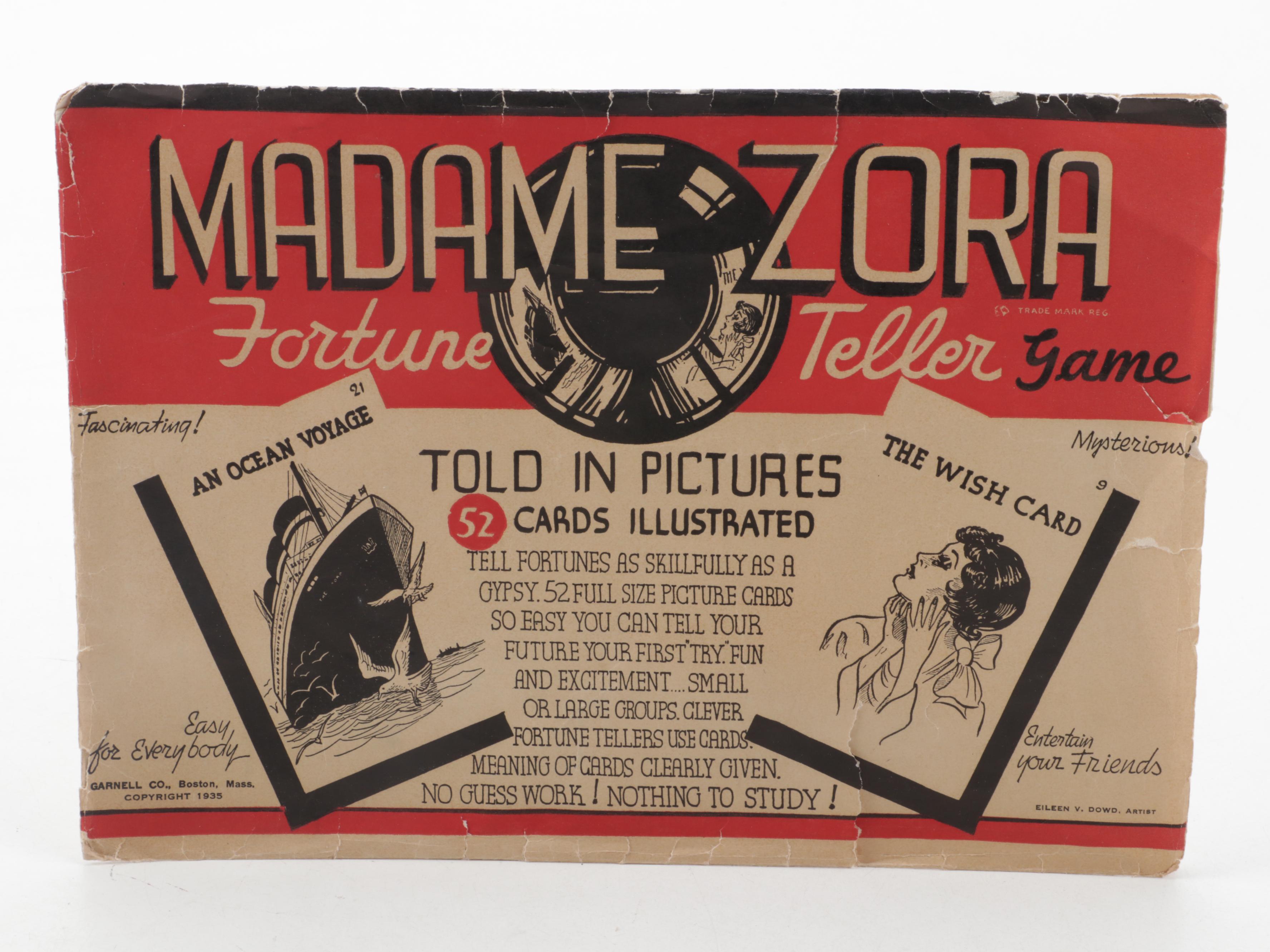 Mister B Ind. "Mystic Eye" Lie Detector Game and Other Fortune and Story Cards