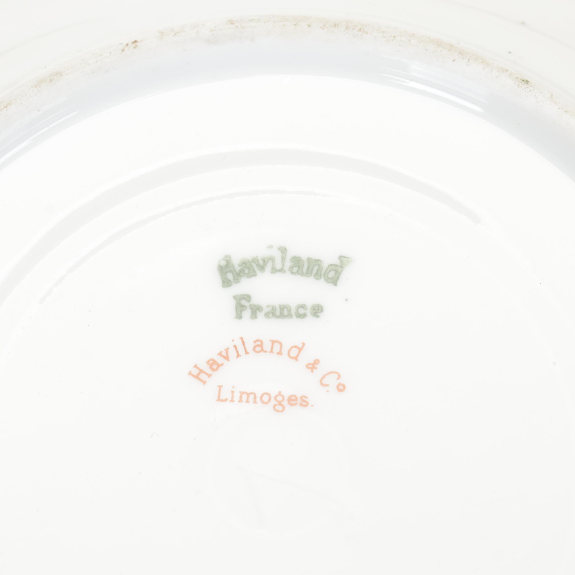 Victorian Style Glass and Metal Lamp, Ceramic Figurines and Porcelain Plates