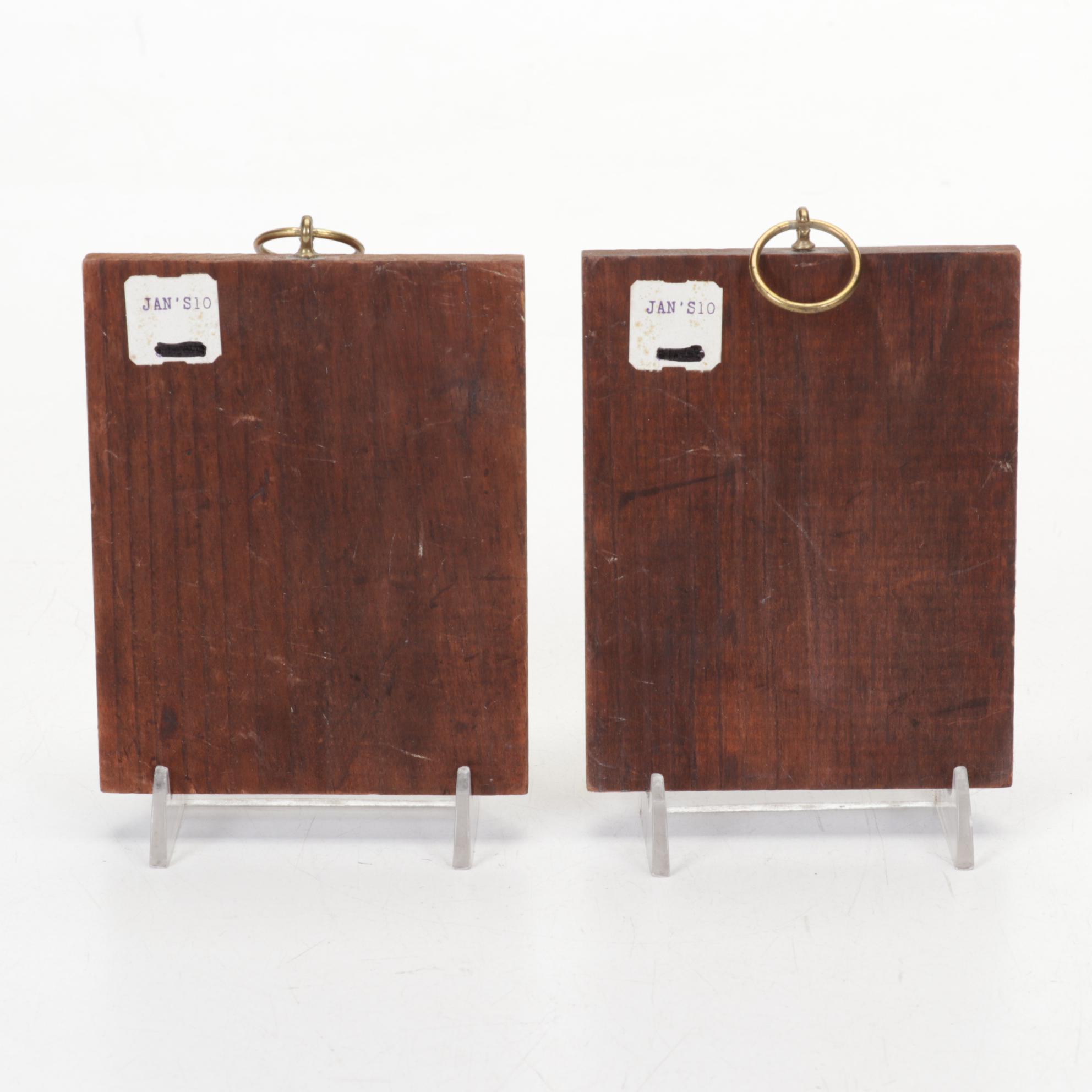 Victorian Style Glass and Metal Lamp, Ceramic Figurines and Porcelain Plates