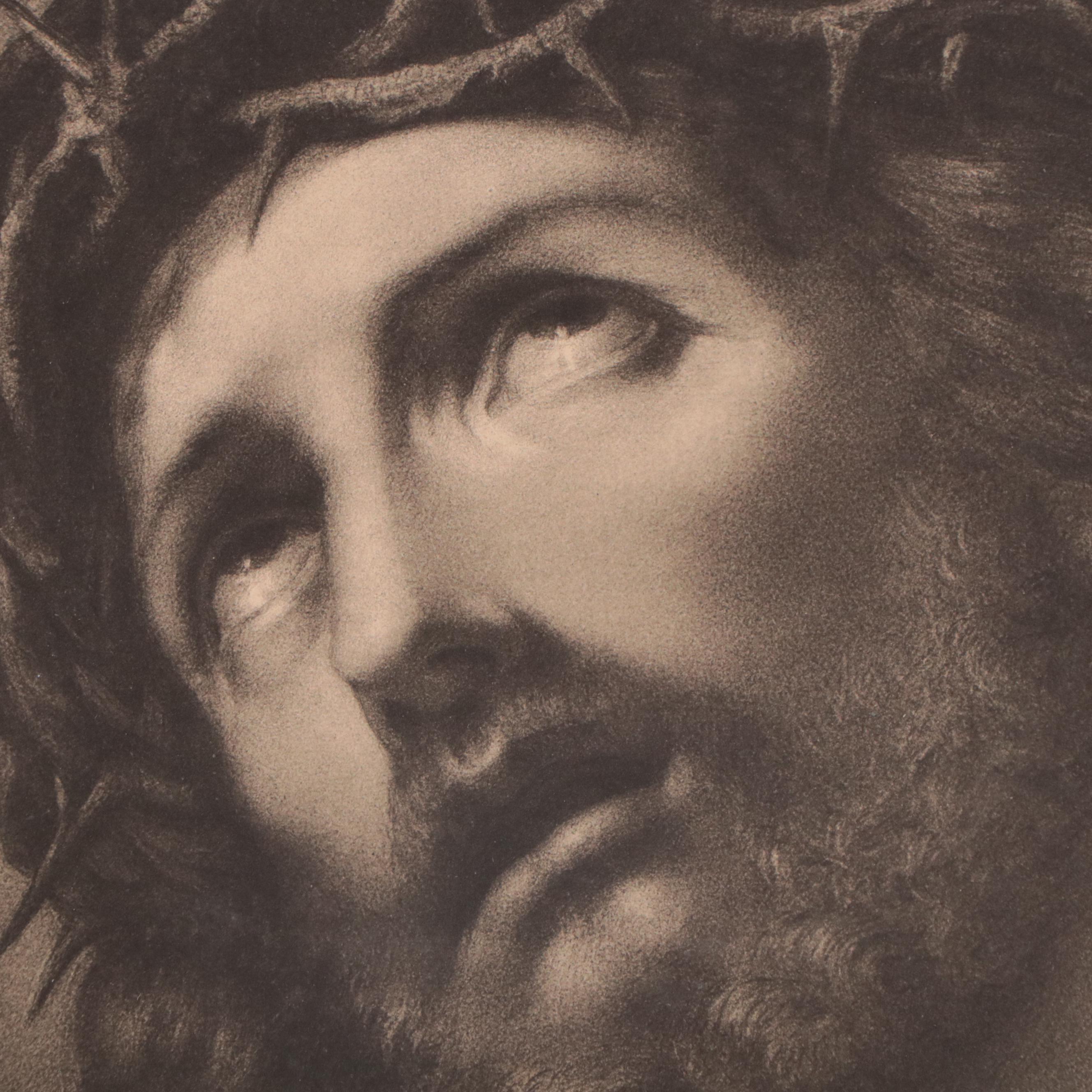 "Ecce Homo" Photogravure After Guido Reni