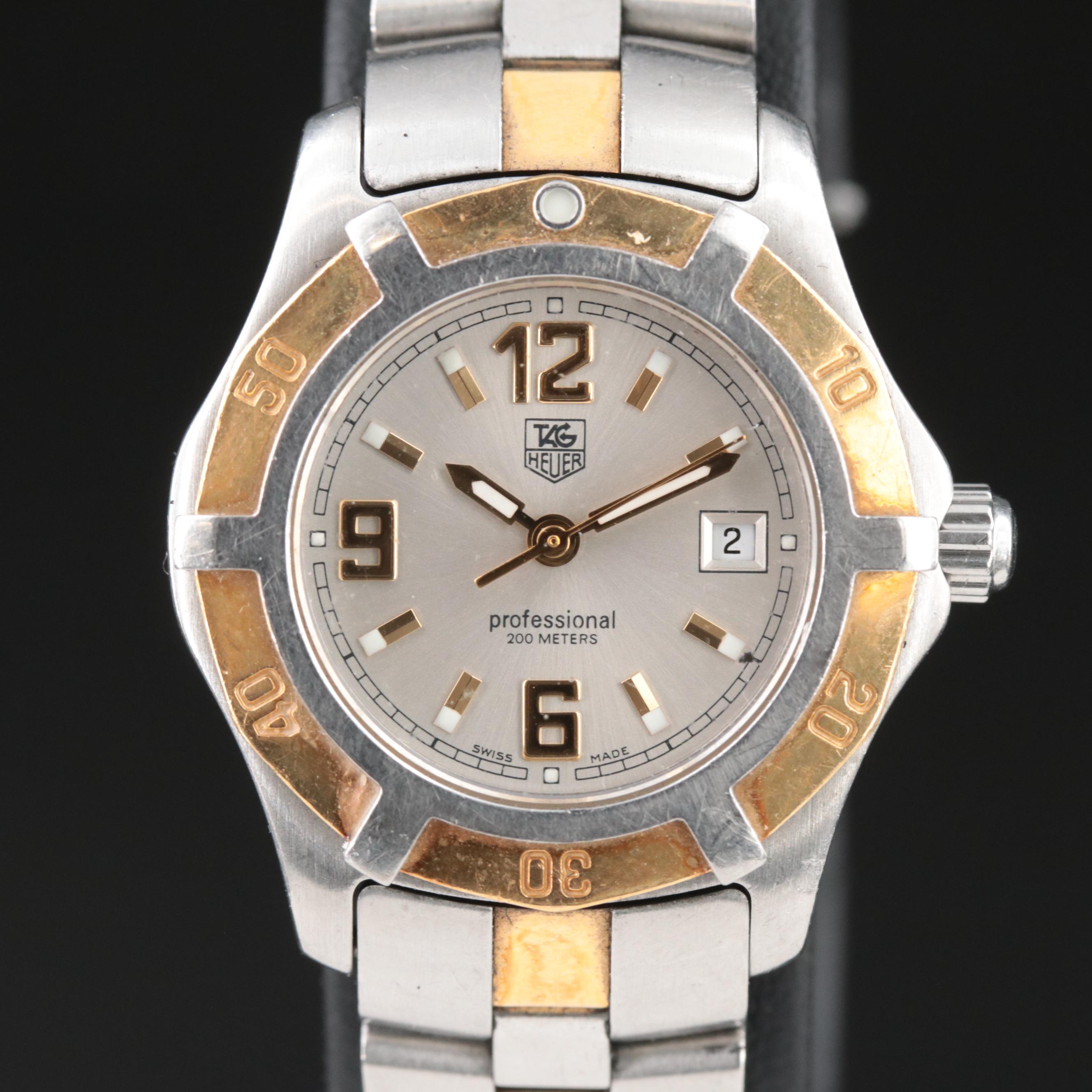 TAG Heuer 18K and Stainless Steel Quartz Watch