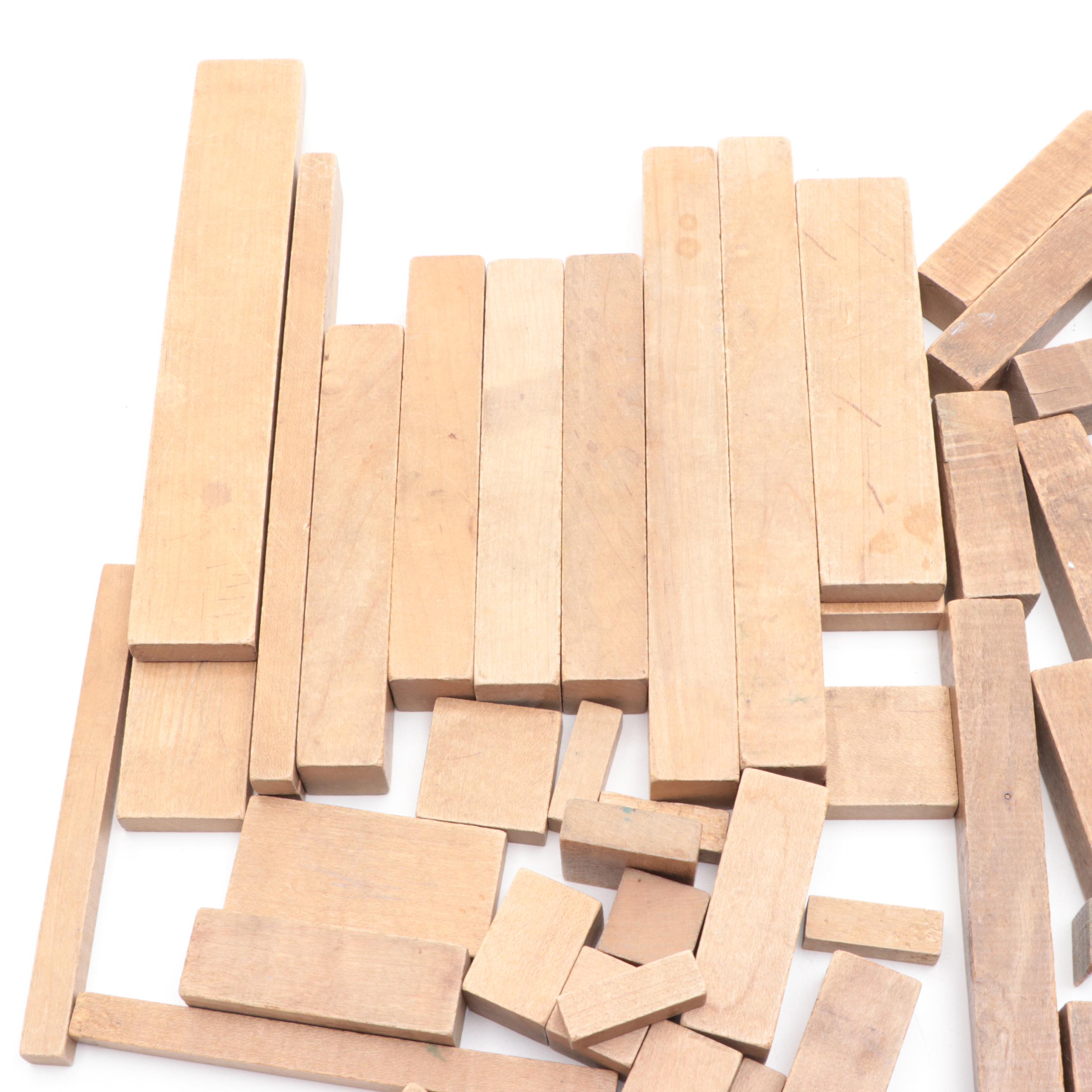 German Wooden Toy Blocks and Cars