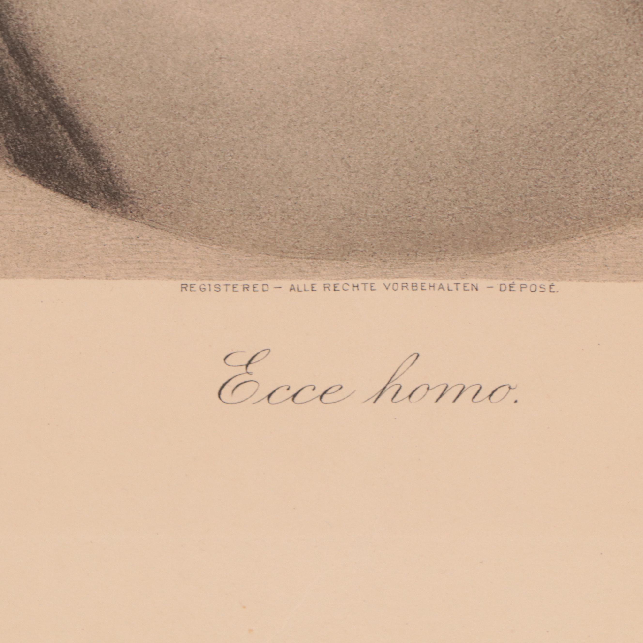 "Ecce Homo" Photogravure After Guido Reni