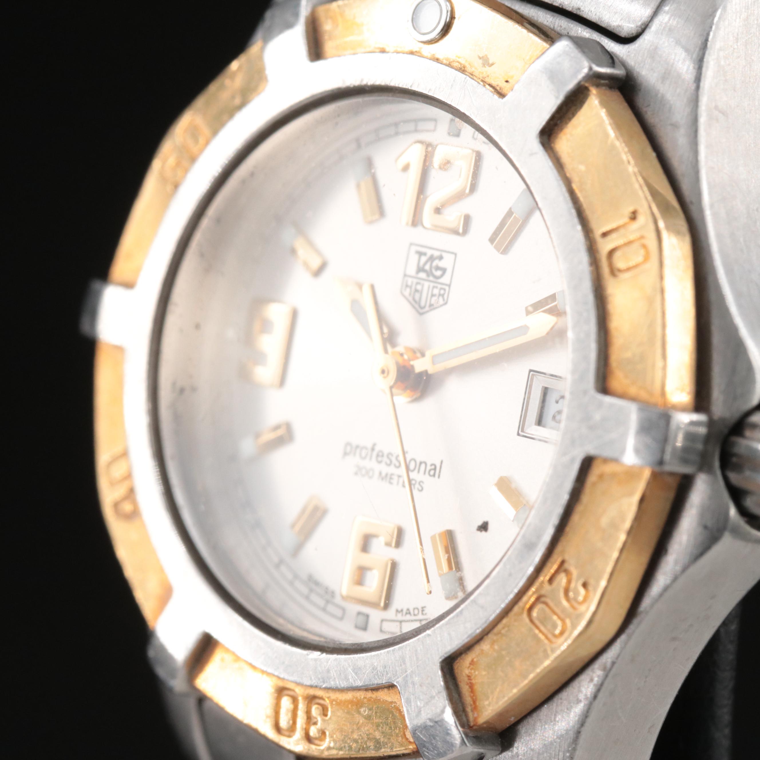 TAG Heuer 18K and Stainless Steel Quartz Watch