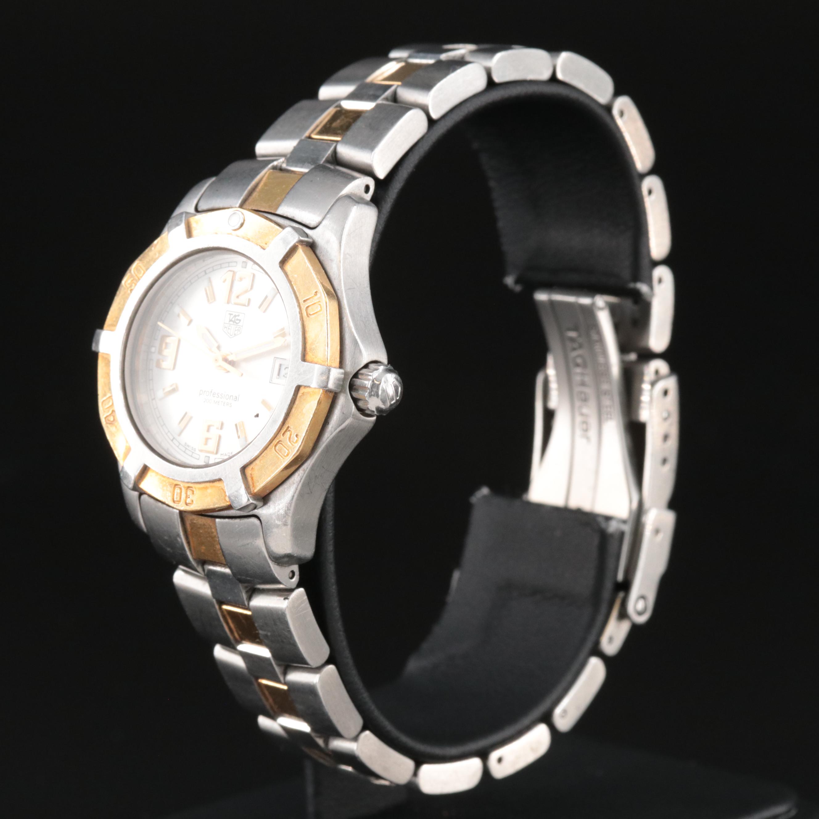 TAG Heuer 18K and Stainless Steel Quartz Watch