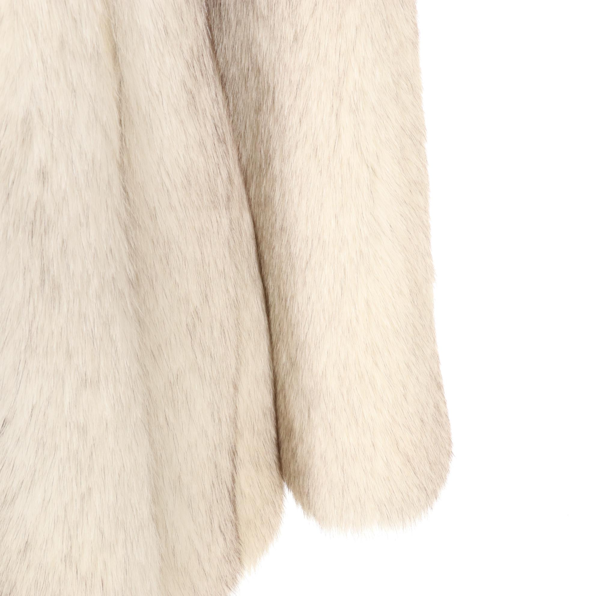 Adolfo Blue Fox Fur Jacket