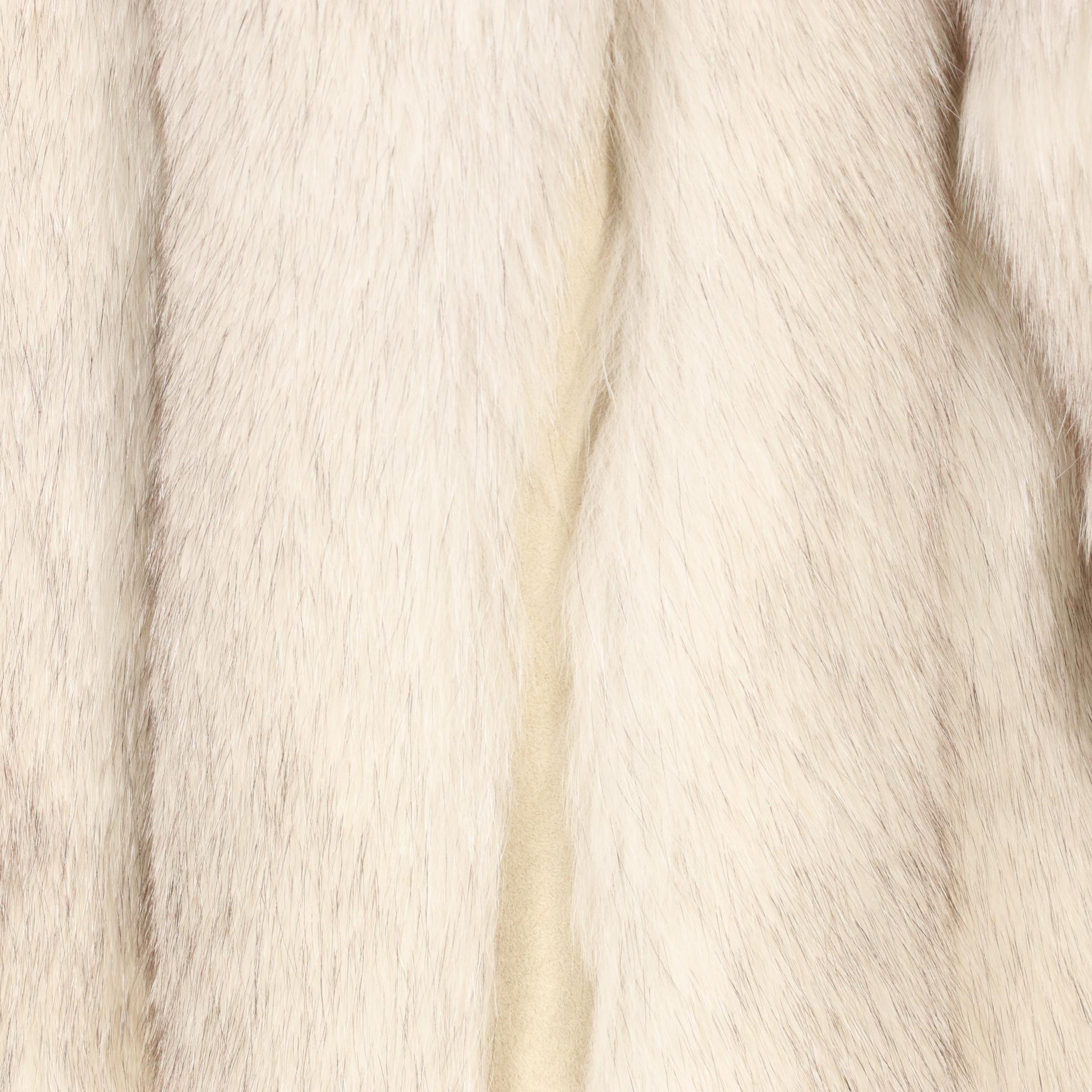 Adolfo Blue Fox Fur Jacket