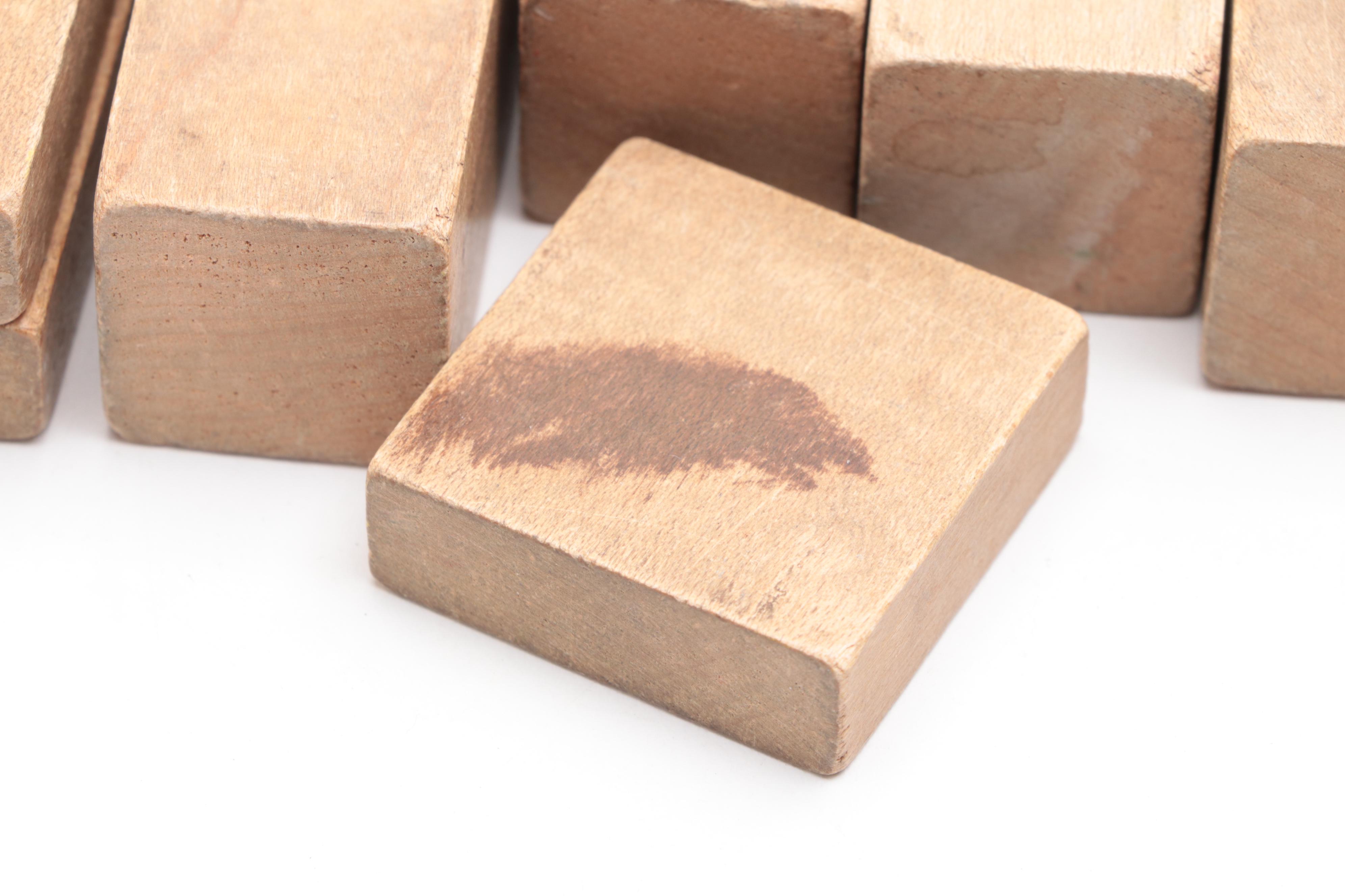 German Wooden Toy Blocks and Cars