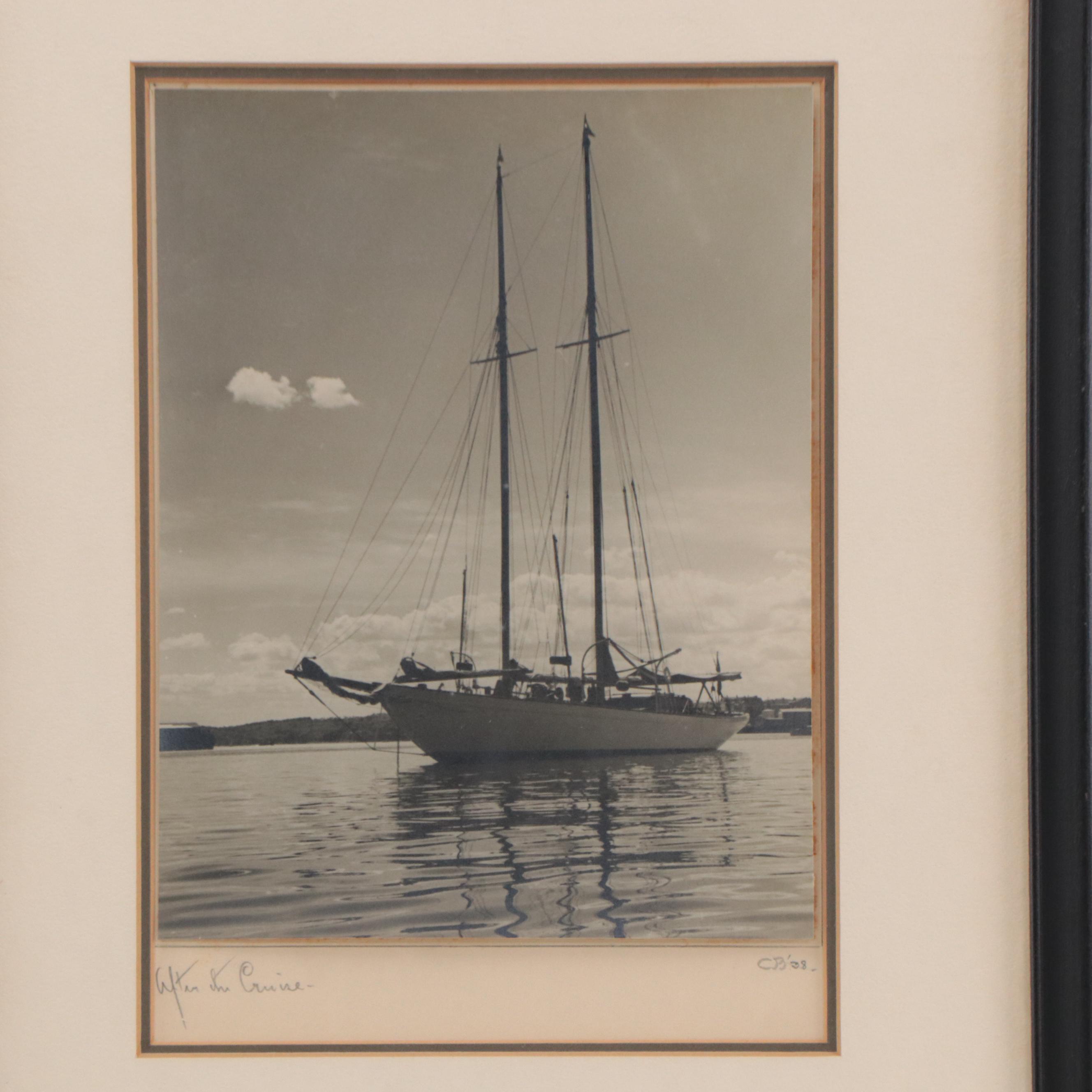 Silver Gelatin Photographs "After the Cruise" and Portrait of Frank S Wheeler