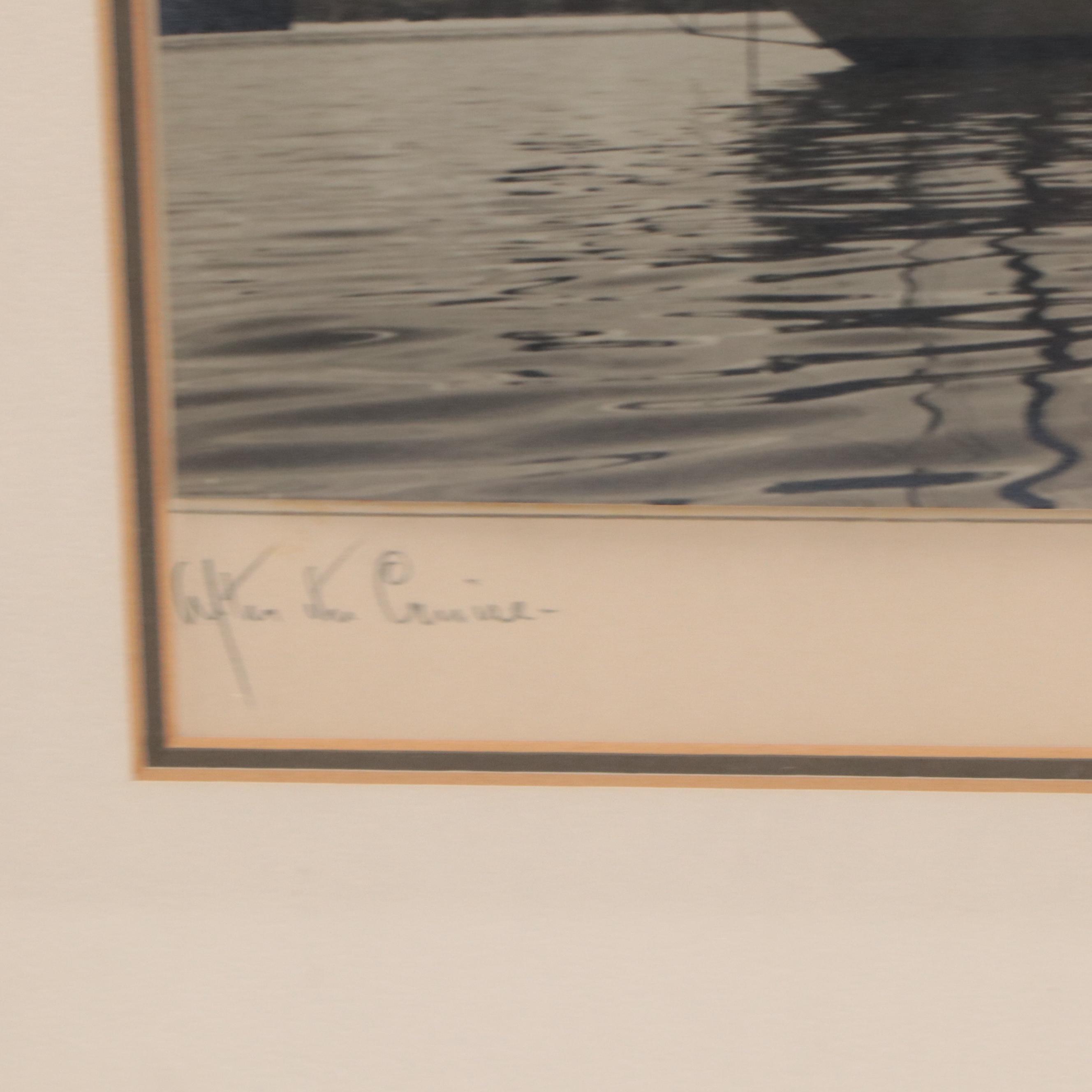 Silver Gelatin Photographs "After the Cruise" and Portrait of Frank S Wheeler