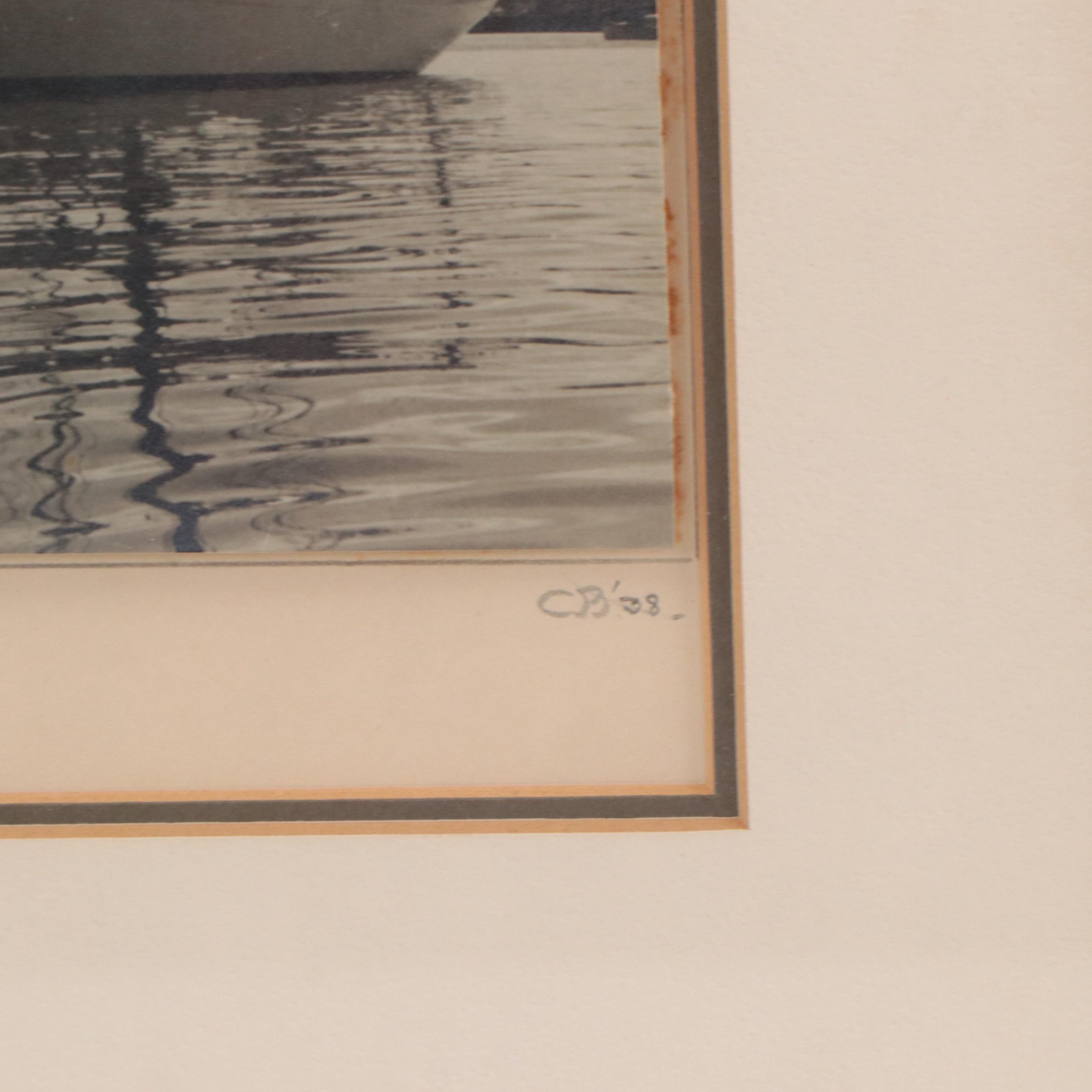 Silver Gelatin Photographs "After the Cruise" and Portrait of Frank S Wheeler