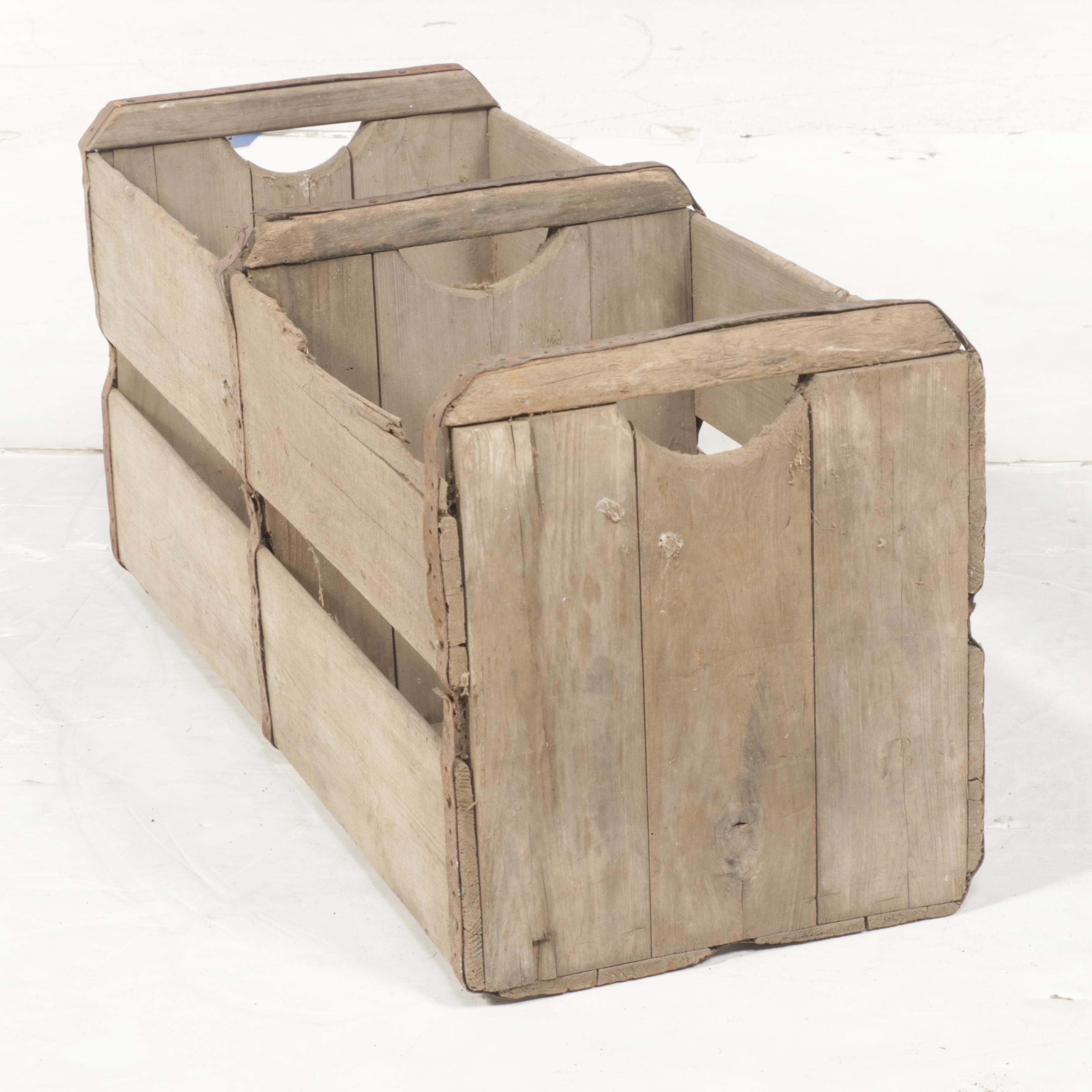 Vintage "Mickler, the South's Best" Wood Produce Crate