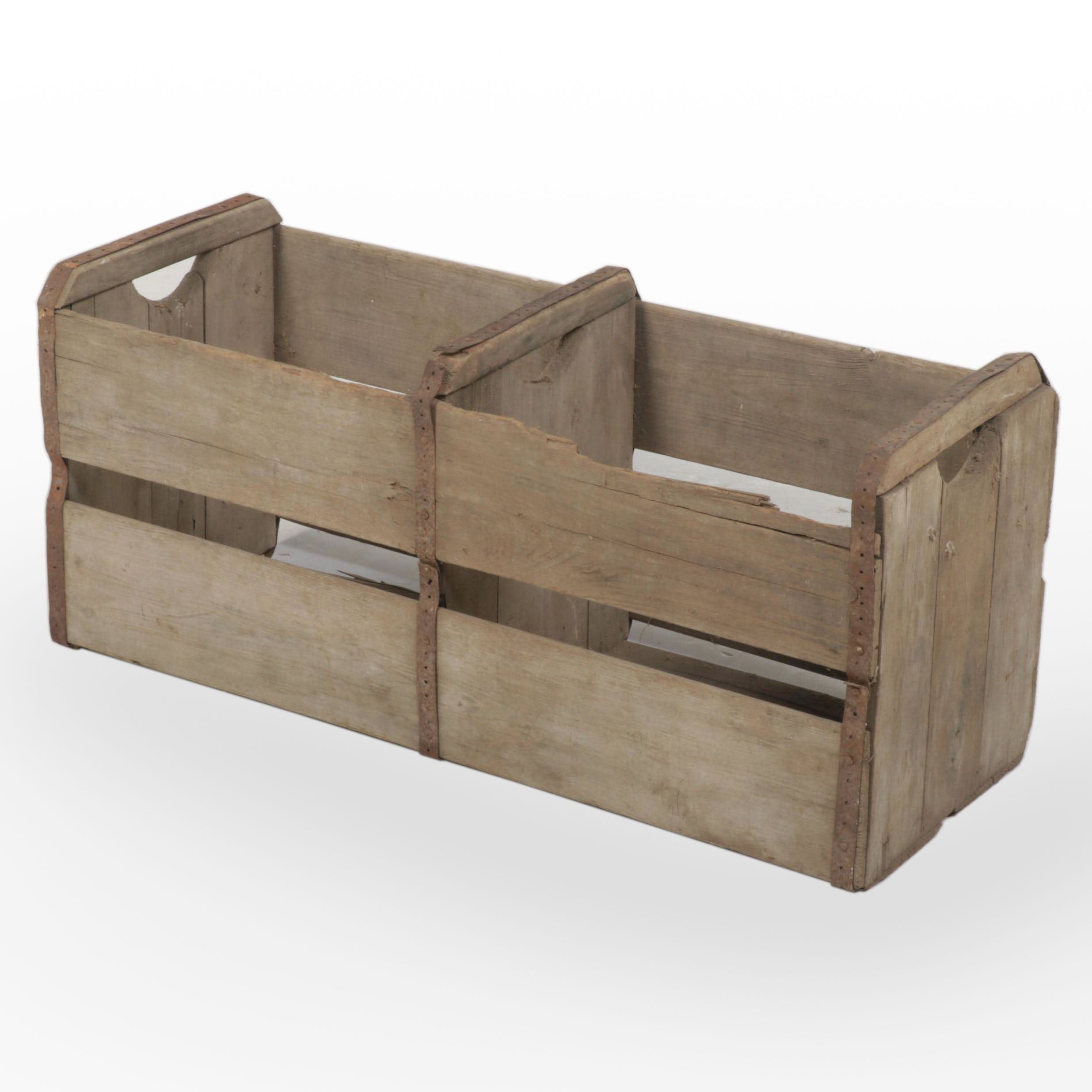 Vintage "Mickler, the South's Best" Wood Produce Crate