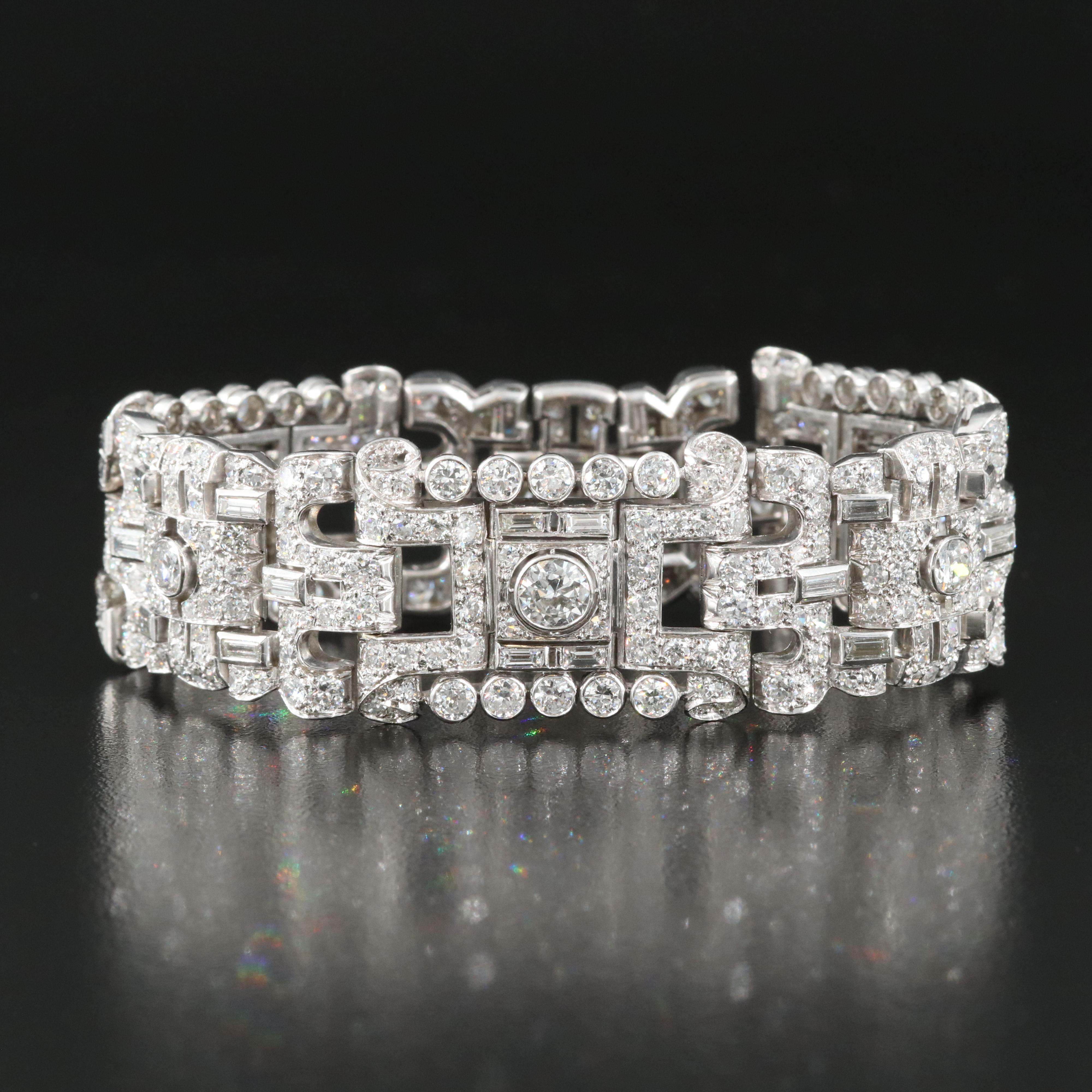 Platinum 22.76 CTW Diamond Bracelet